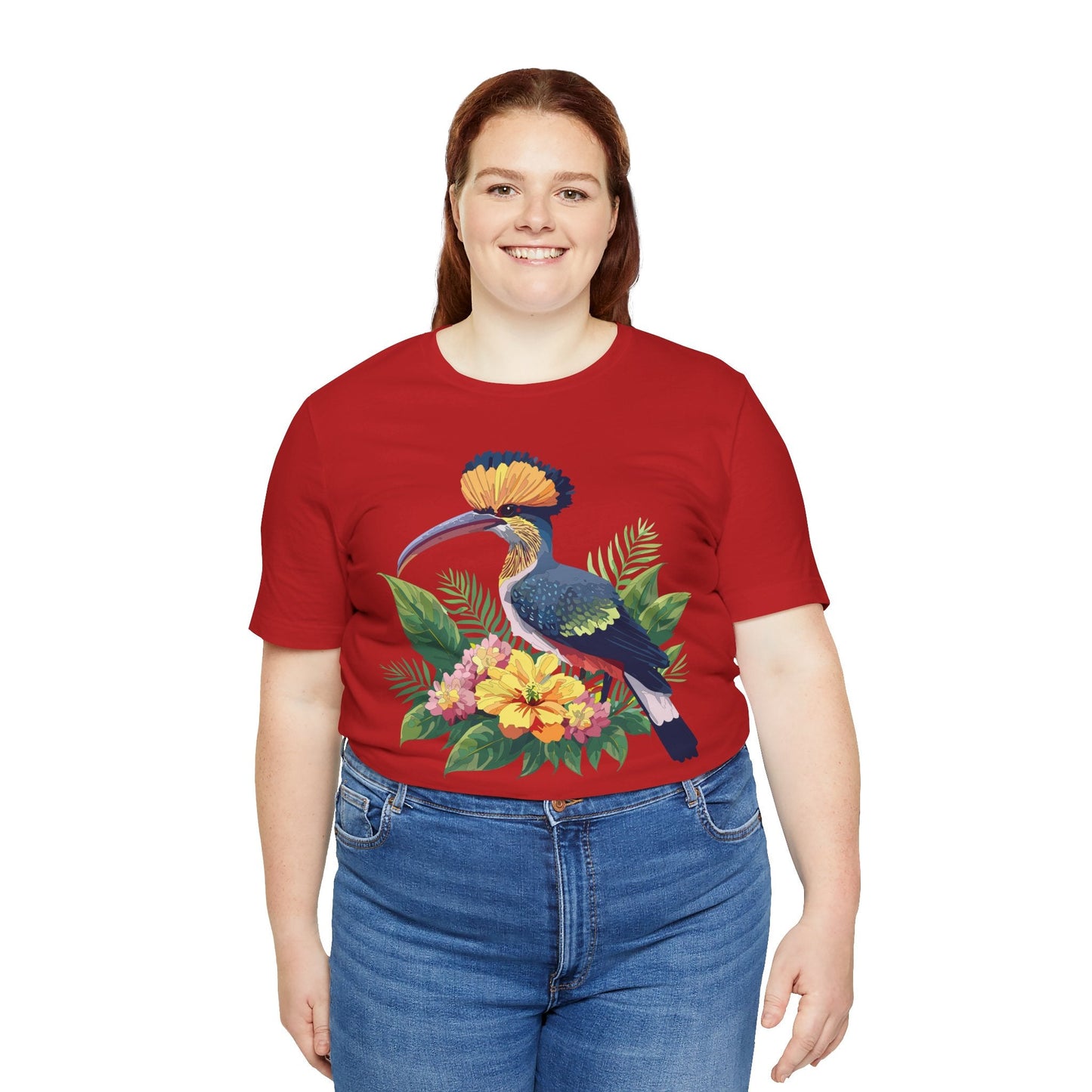 Unisex Animal Tee Shirt With Art Design Wild Animals Short Sleeve Jersey Tee For Everyday