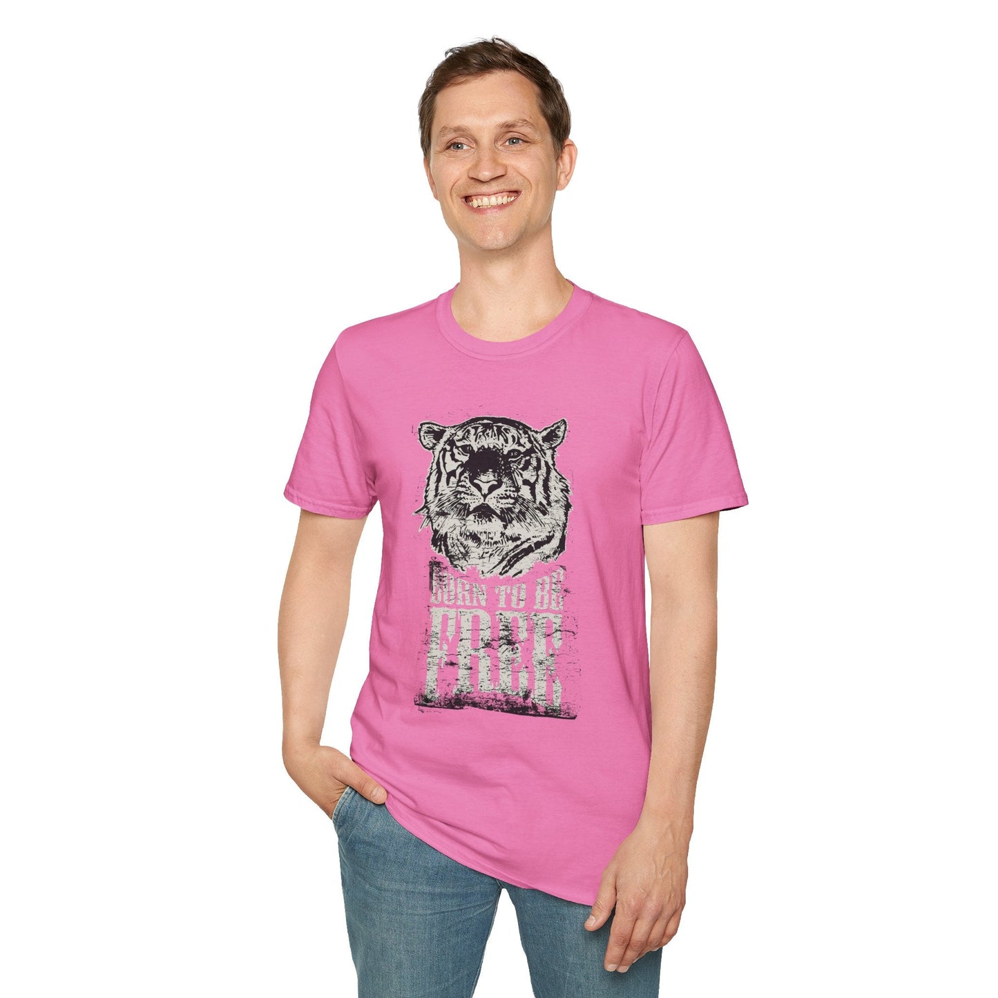 Art Design Shirt With Graphic Art Unisex Softstyle Tee 100 Percent Ring Spun Cotton