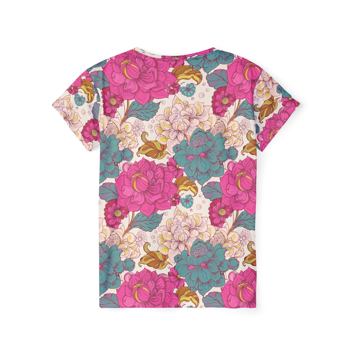 Women Poly Shirt with Floral Print F302