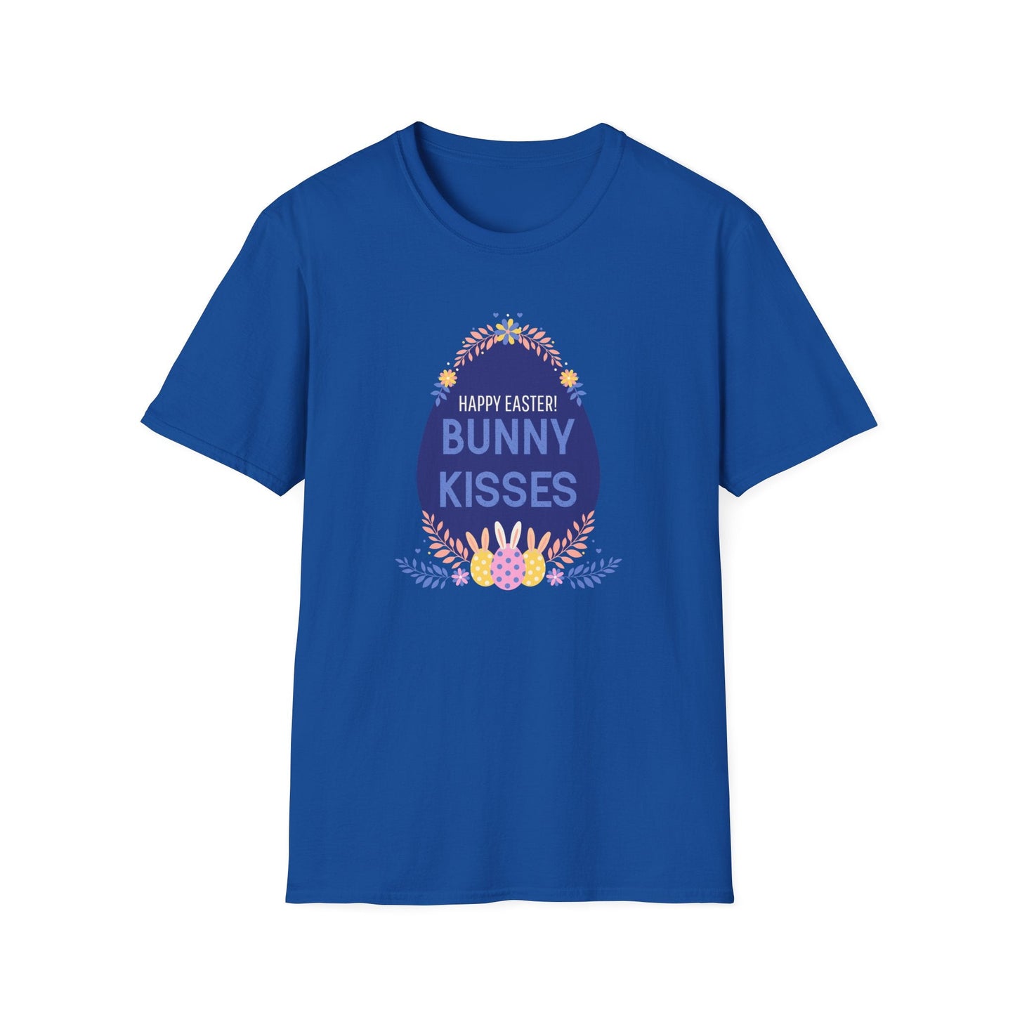 Easter Bunny Kisses T Shirt Unisex Gildan Softstyle Tee With Easter Signature Prints Design