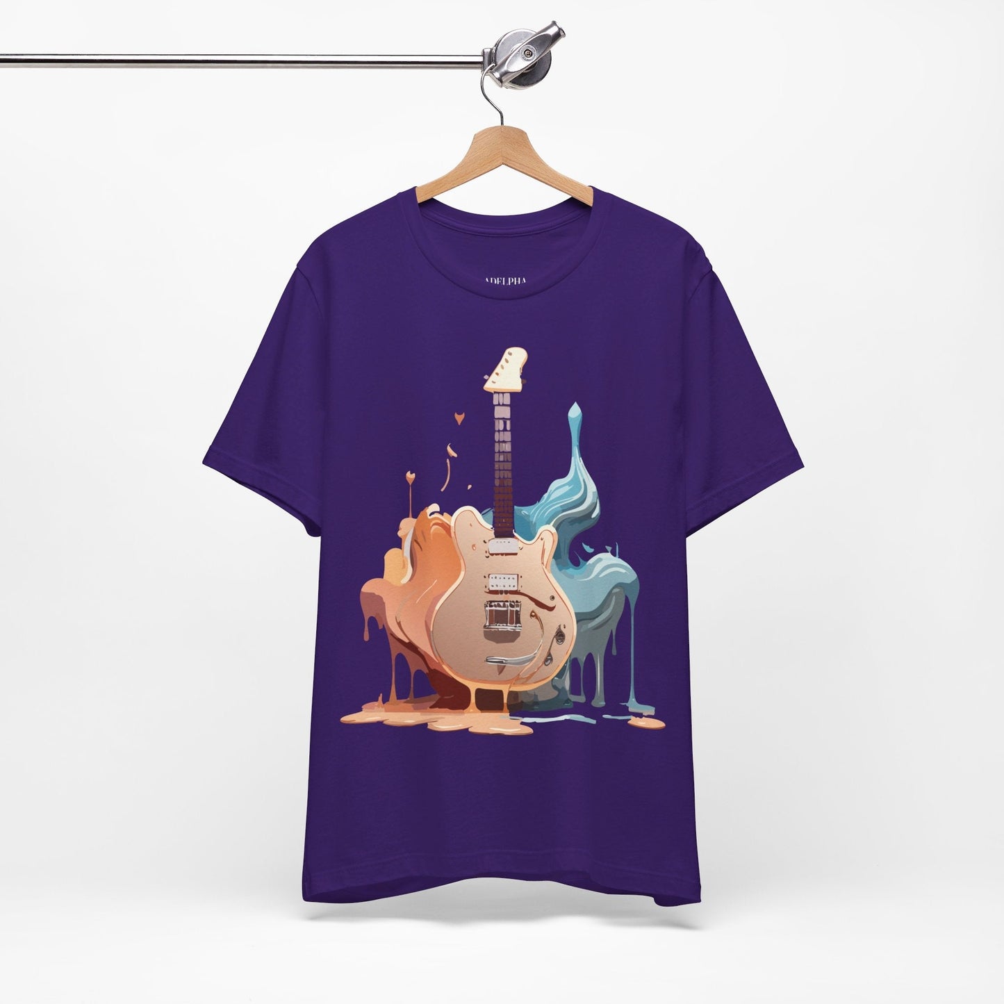 Adelpha Vintage Inspired Graphic Music T Shirt Unisex Short Sleeve Tee For Everyday Wear