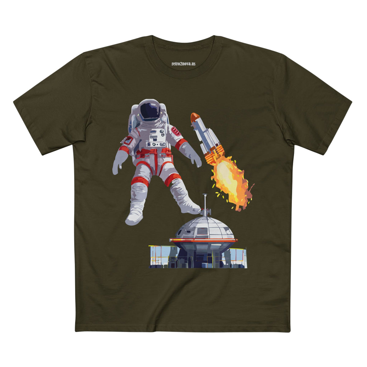 Cosmos Astronaut Graphic Tee Staple Unisex 100 Cotton Tee Shirt - CS-41
