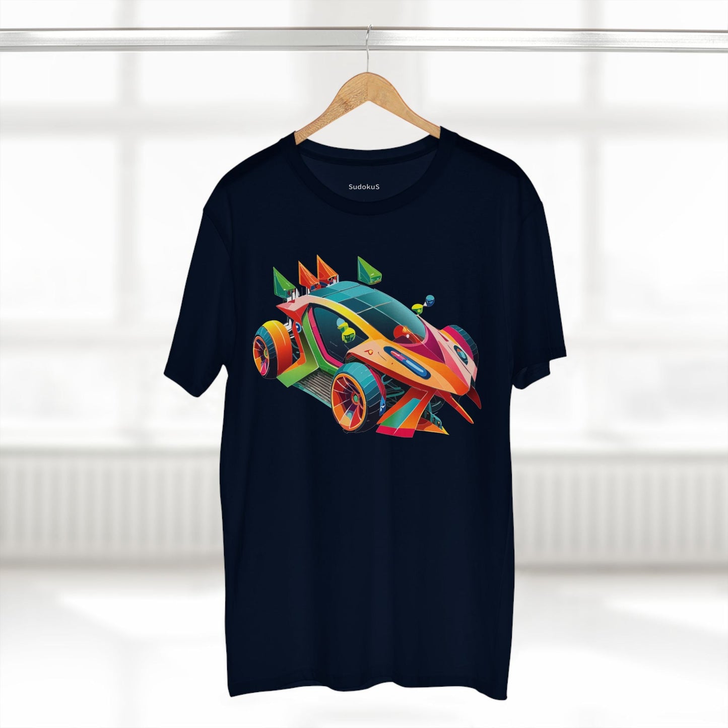 Car Graphic Unisex 100 Cotton Staple Tee 25