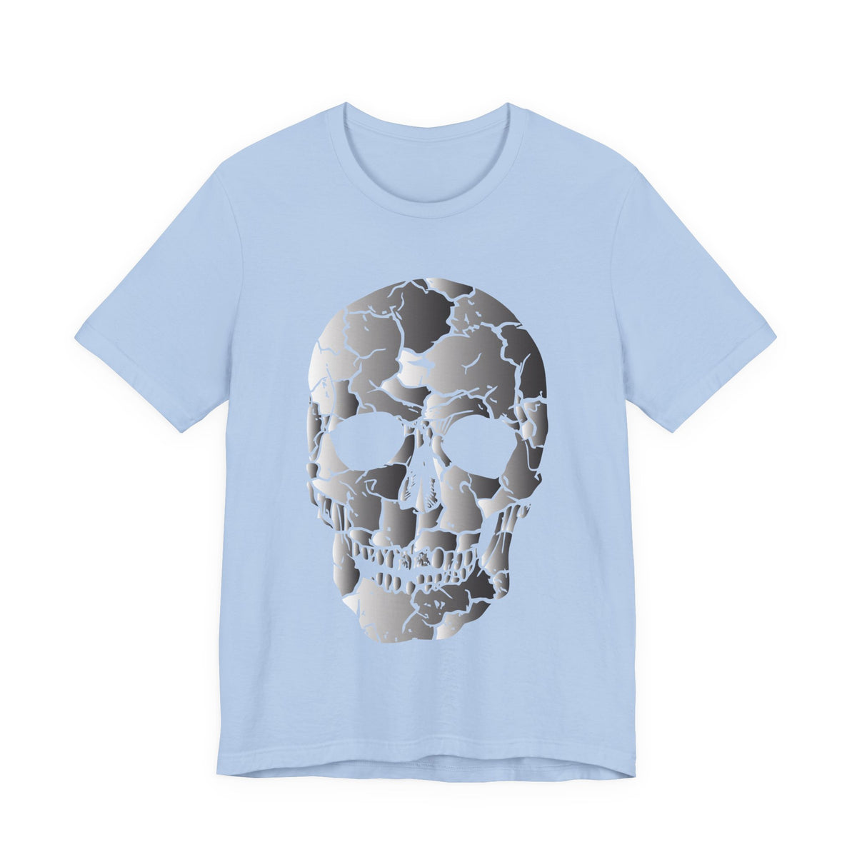 Camiseta unisex de algodón con calavera