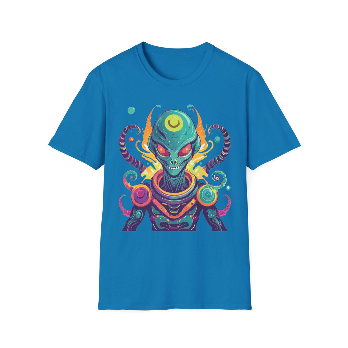 Alien Cosmos Graphic Tee Gildan Unisex 100 Cotton Tee Shirt a6