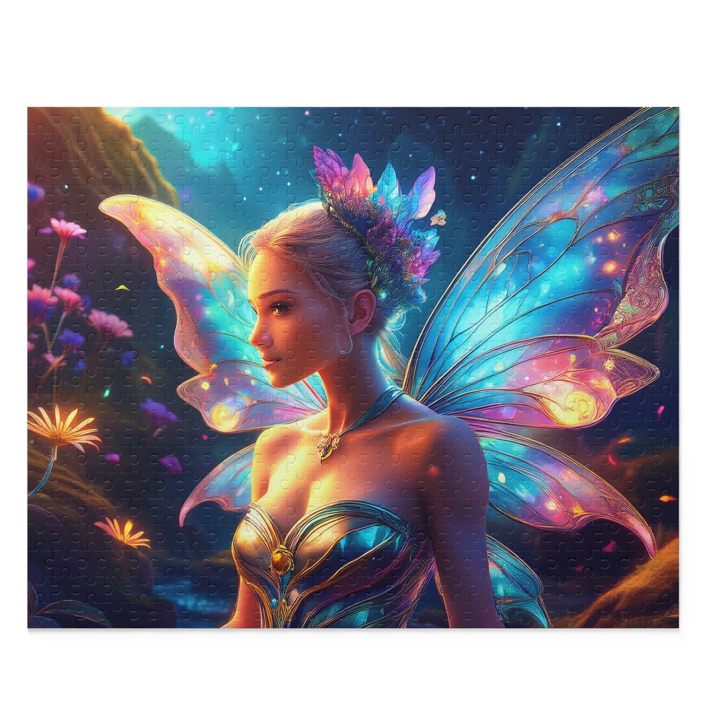 Fairy Puzzle 500-Chipboard Pieces in Box | Kids Puzzles Size: 16" x 20",  Ages 9+ and Family pn10