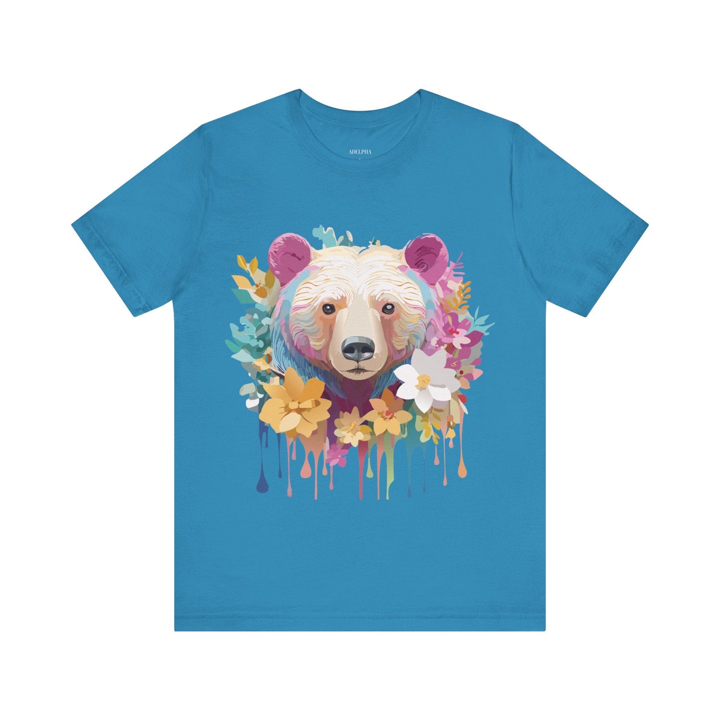 Bear Graphic Tee Unisex Vintage Inspired Artwork Adelpha Premium Collection