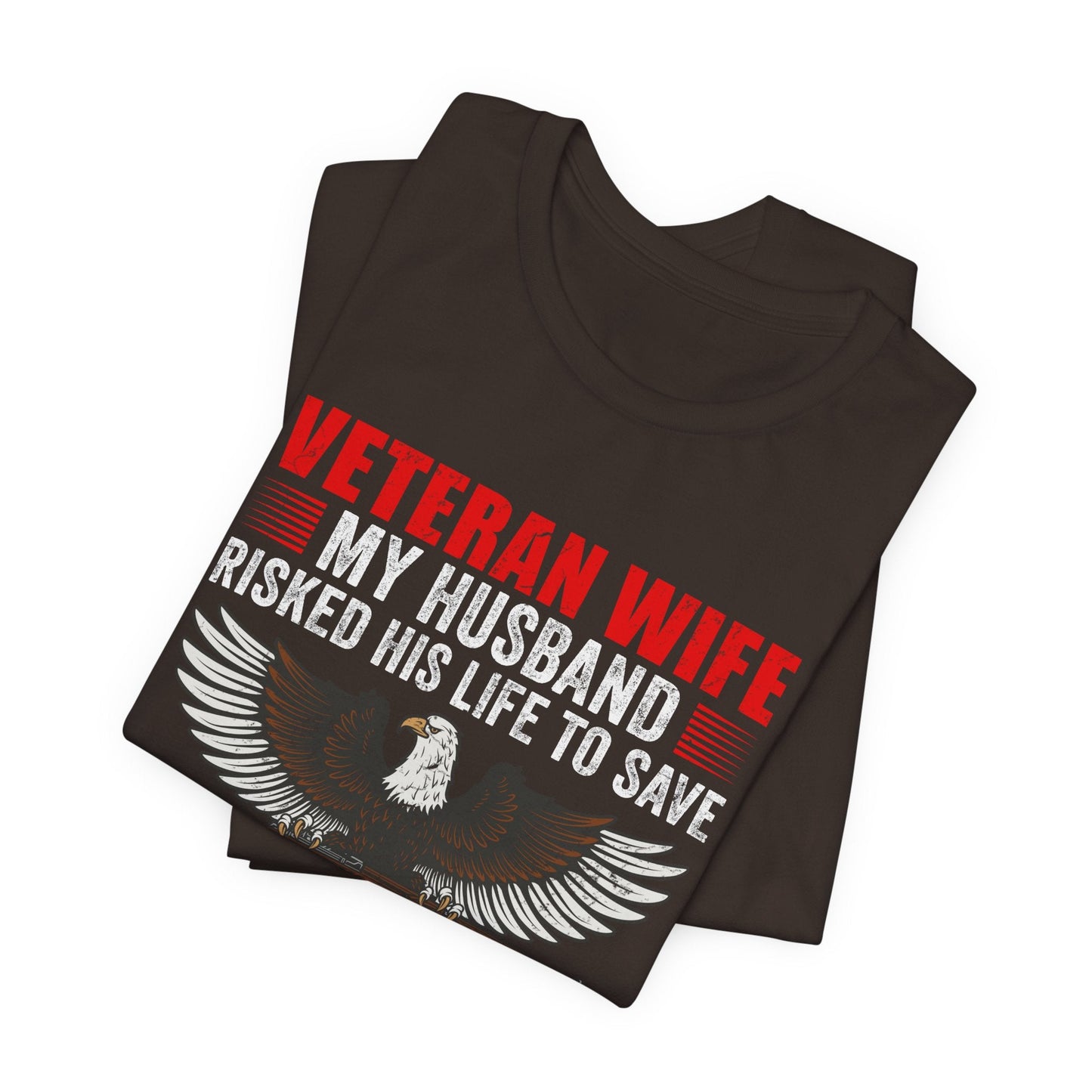 Army Veteran Patriotic Graphic Design Unisex Cotton T-Shirt v40