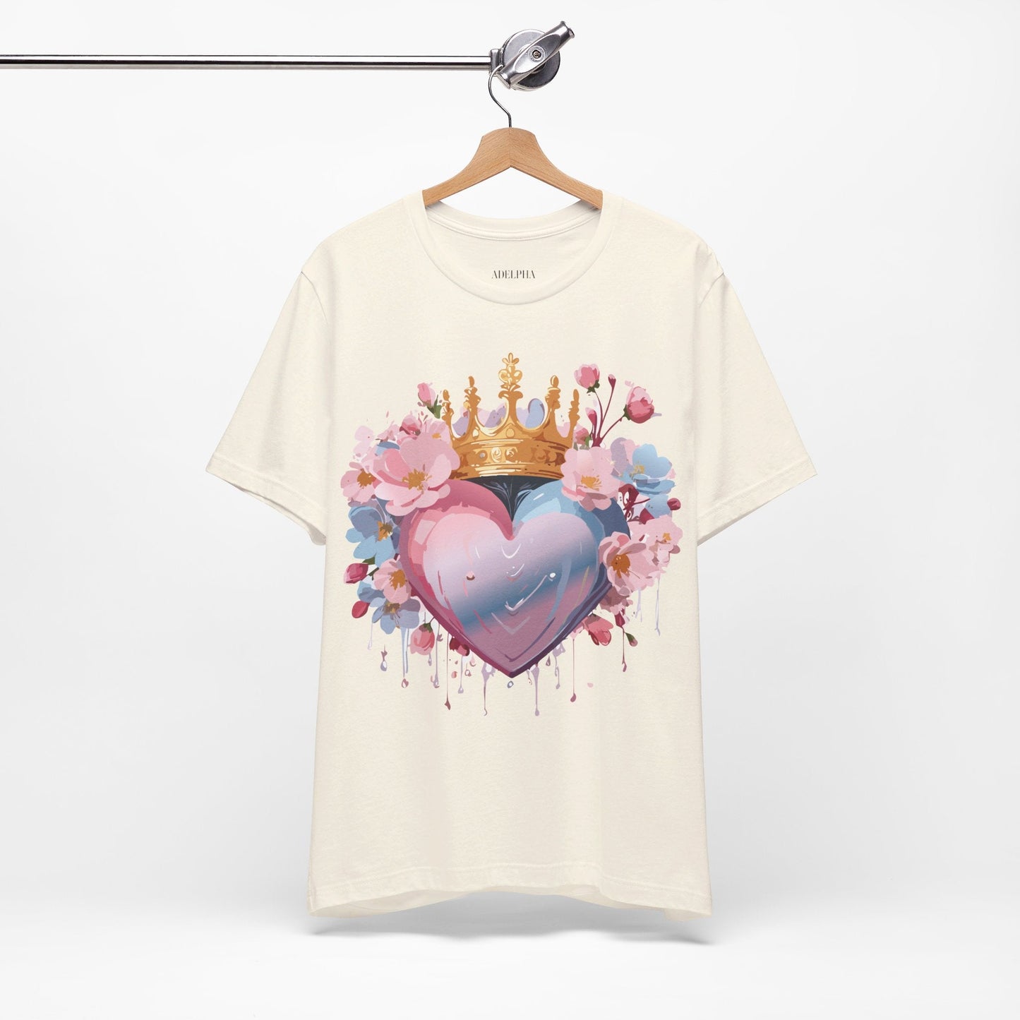 Valentine Graphic Tee Unisex Jersey Short Sleeve Adelpha Vintage Inspired Artwork