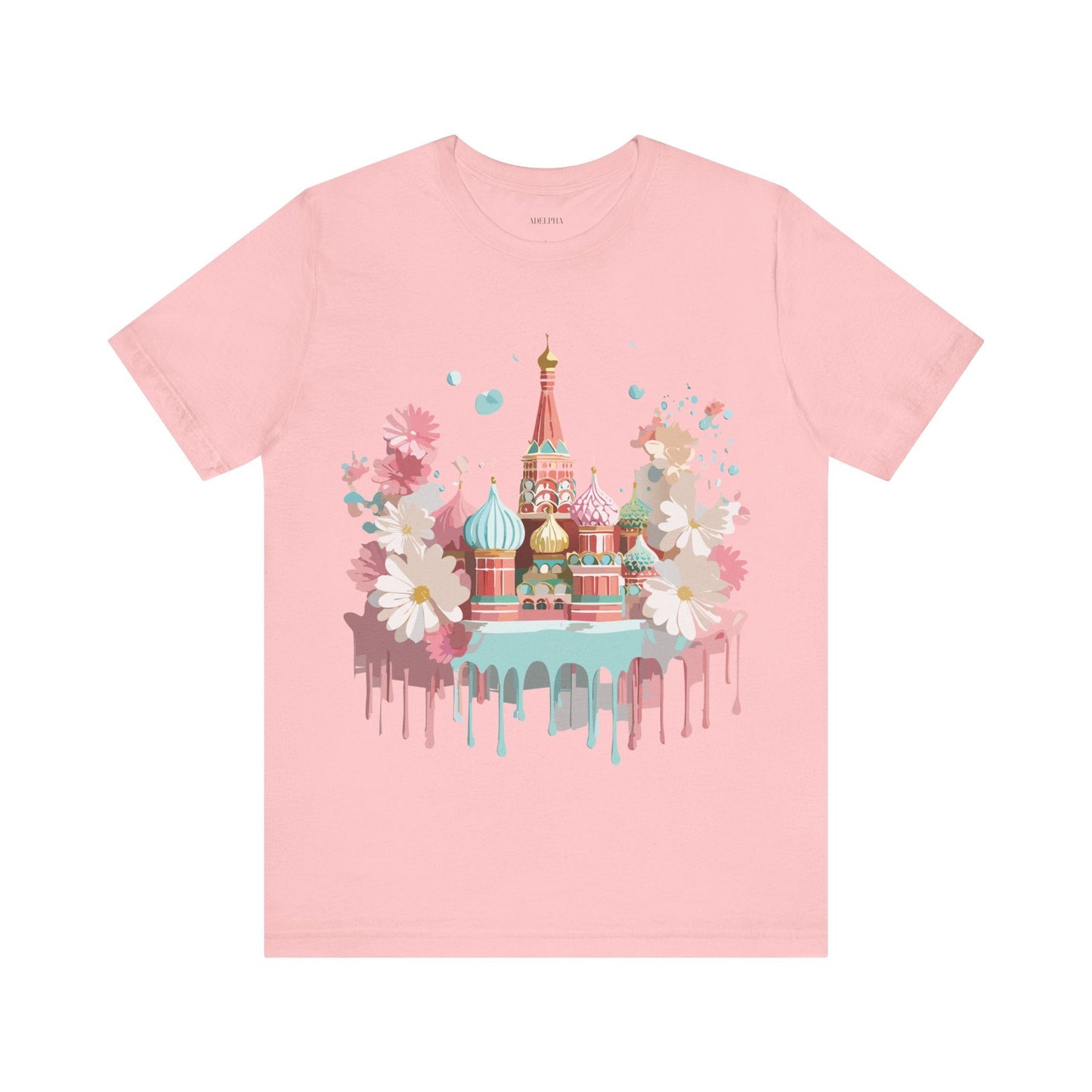 Unisex Graphic Tee With Vintage Moscow Artwork By Adelpha Premium Short Sleeve Shirt
