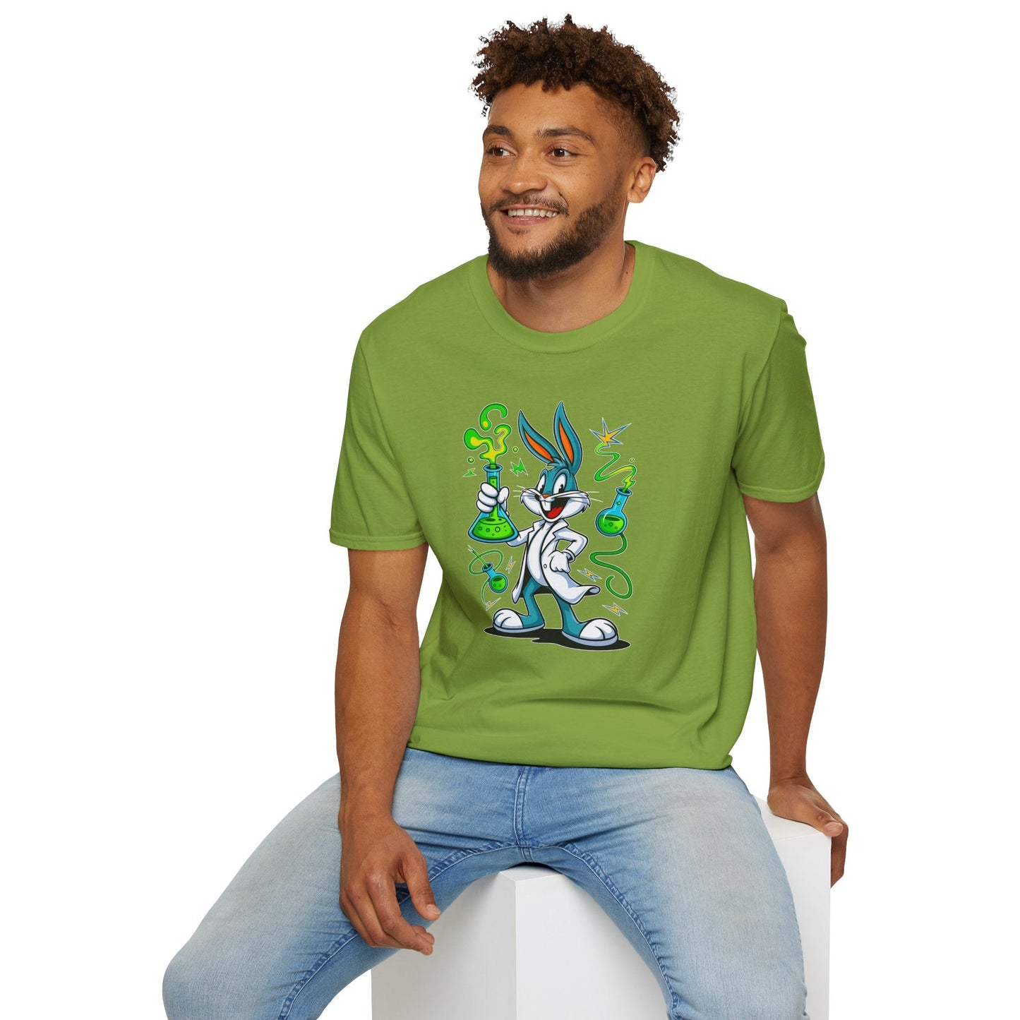 Bugs Bunny T Shirt Cartoon Design Unisex Softstyle 64000 Tee Graphic Shirt Art Design