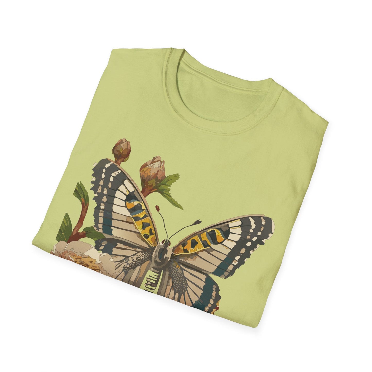 Butterfly Shirt Unisex T Shirt Monarch Butterfly Gildan Softstyle 64000 Cotton Tee