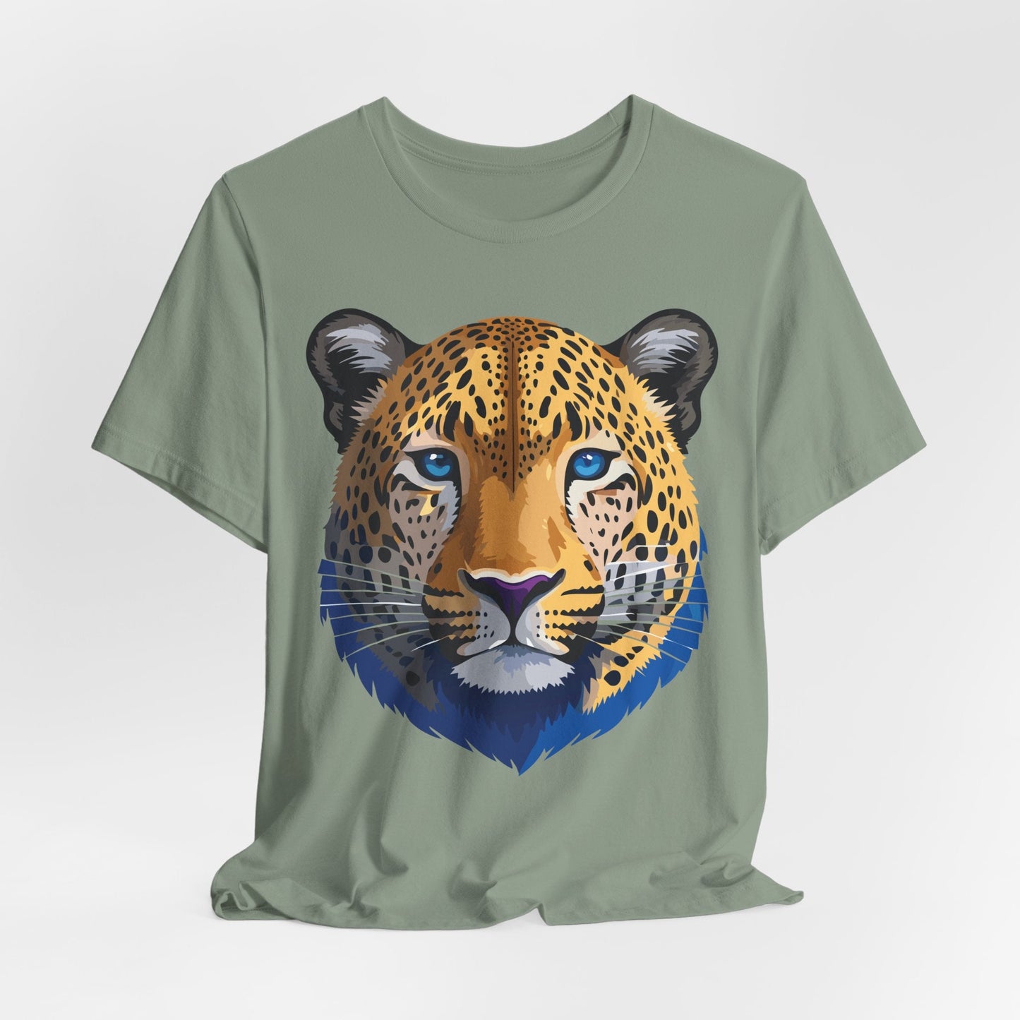 Unisex Animal Graphic Tee Shirt With Wildlife Art Design For Everyday Comfort Short Sleeve