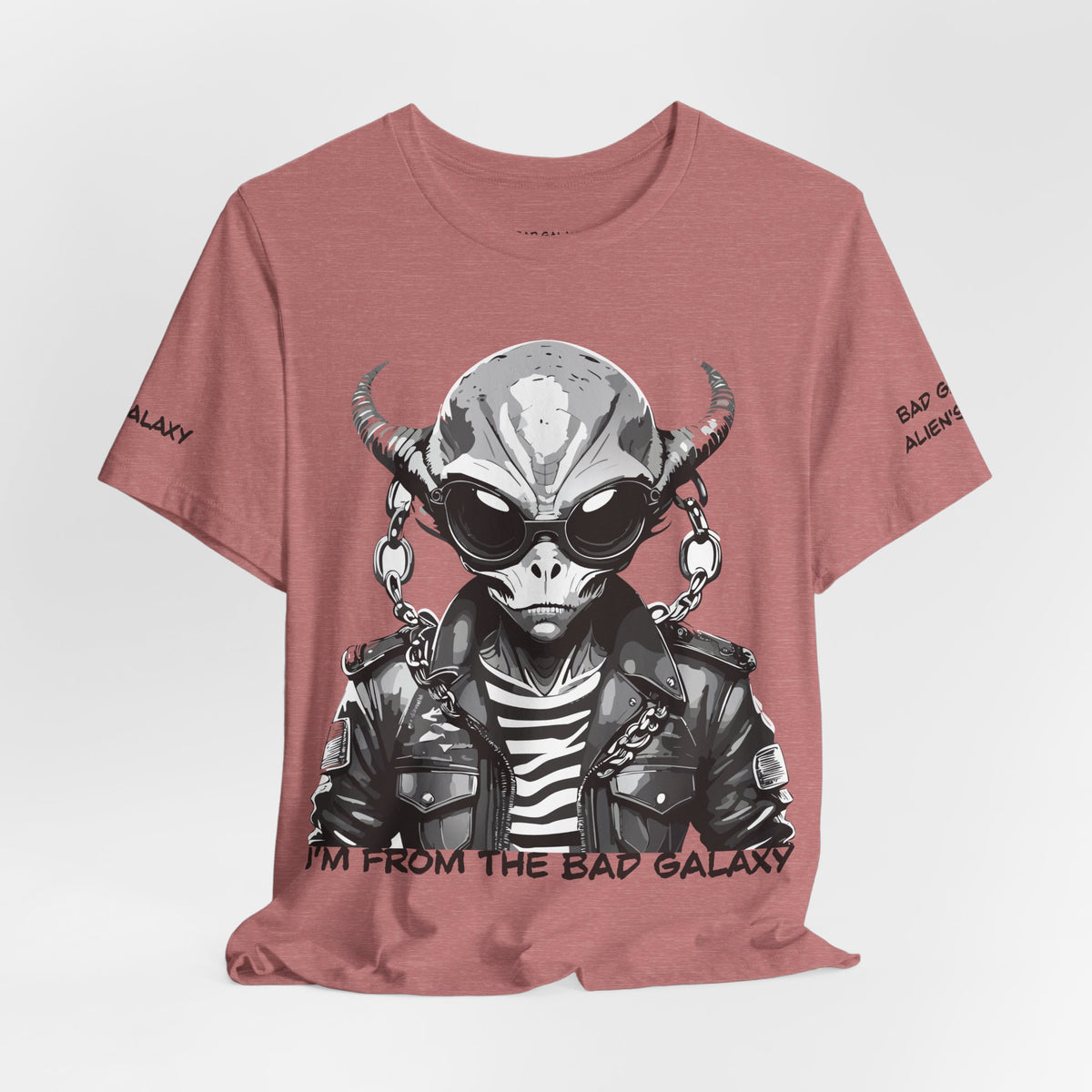 Alien Graphic Unisex Cotton Bella+Canvas Tee with Art Design b74