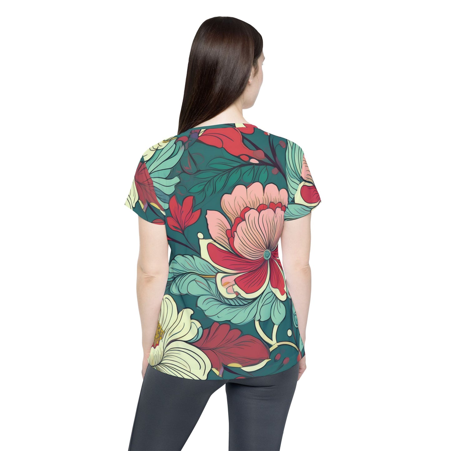 Floral Print Shirt, Shirt with Flowers