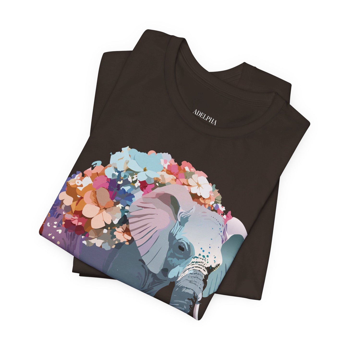 Elephant Graphic T Shirt Unisex Vintage Inspired Adelpha Artwork Short Sleeve Tee