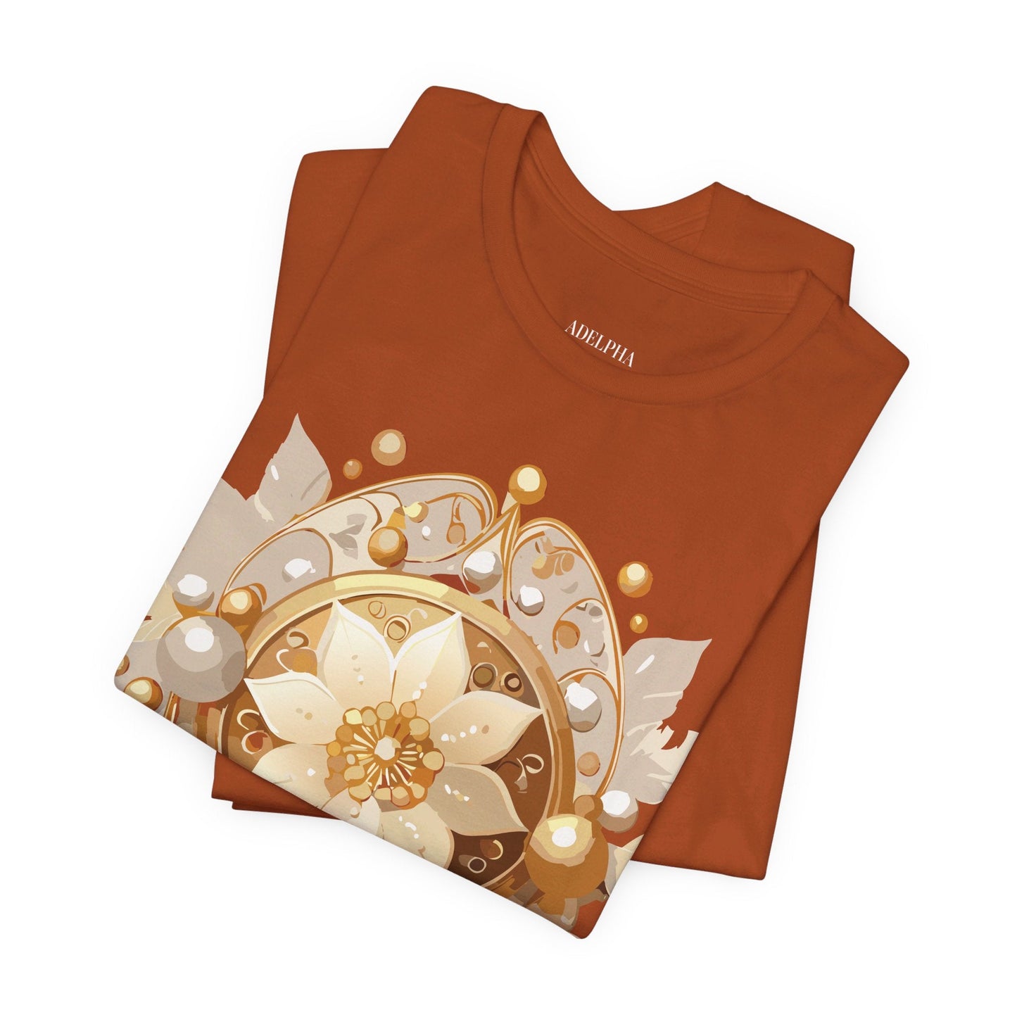 Jewelry Graphic Unisex 100 Cotton Vintage Treasure Art T-Shirt 47