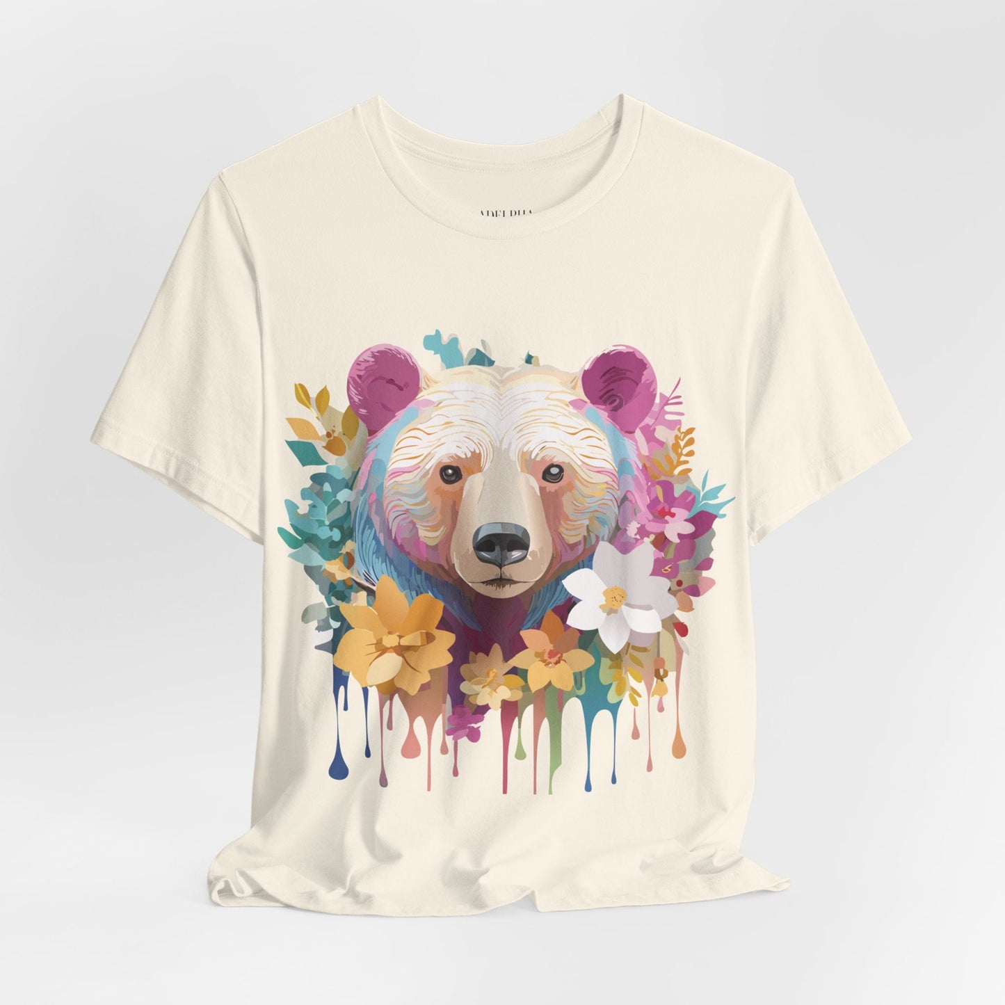 Adelpha Bear Graphic Tee Unisex Short Sleeve Shirt Art Design