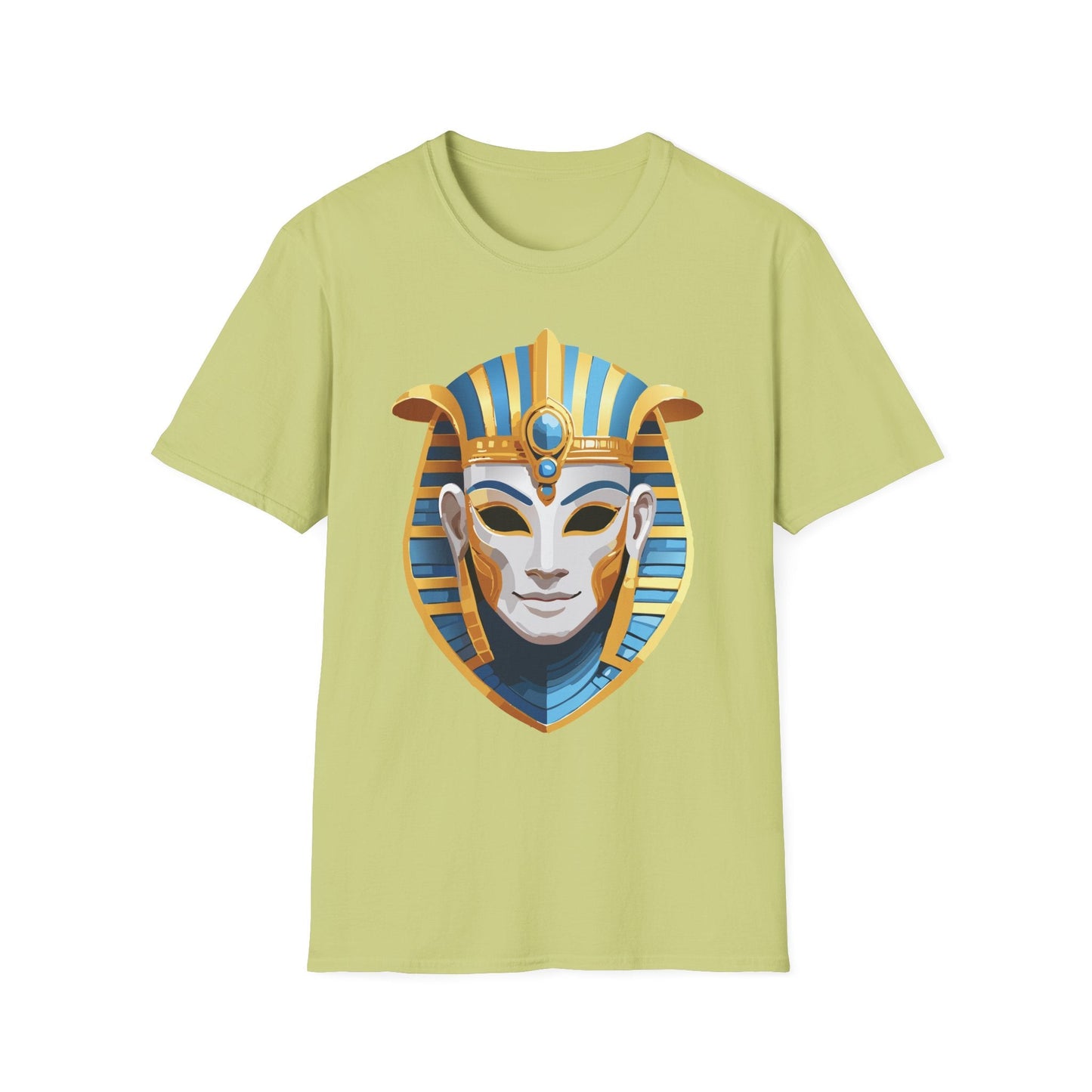 Mask Tee Shirt Unisex Gildan Softstyle 64000 Cotton Tee With Masquerade Design Artwork