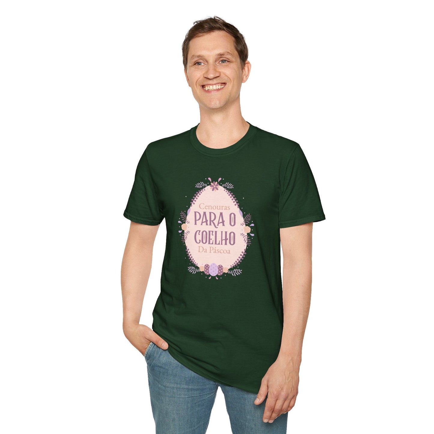 Easter Egg T Shirt Unisex Softstyle Short Sleeve Tee With Easter Signature Prints And Design