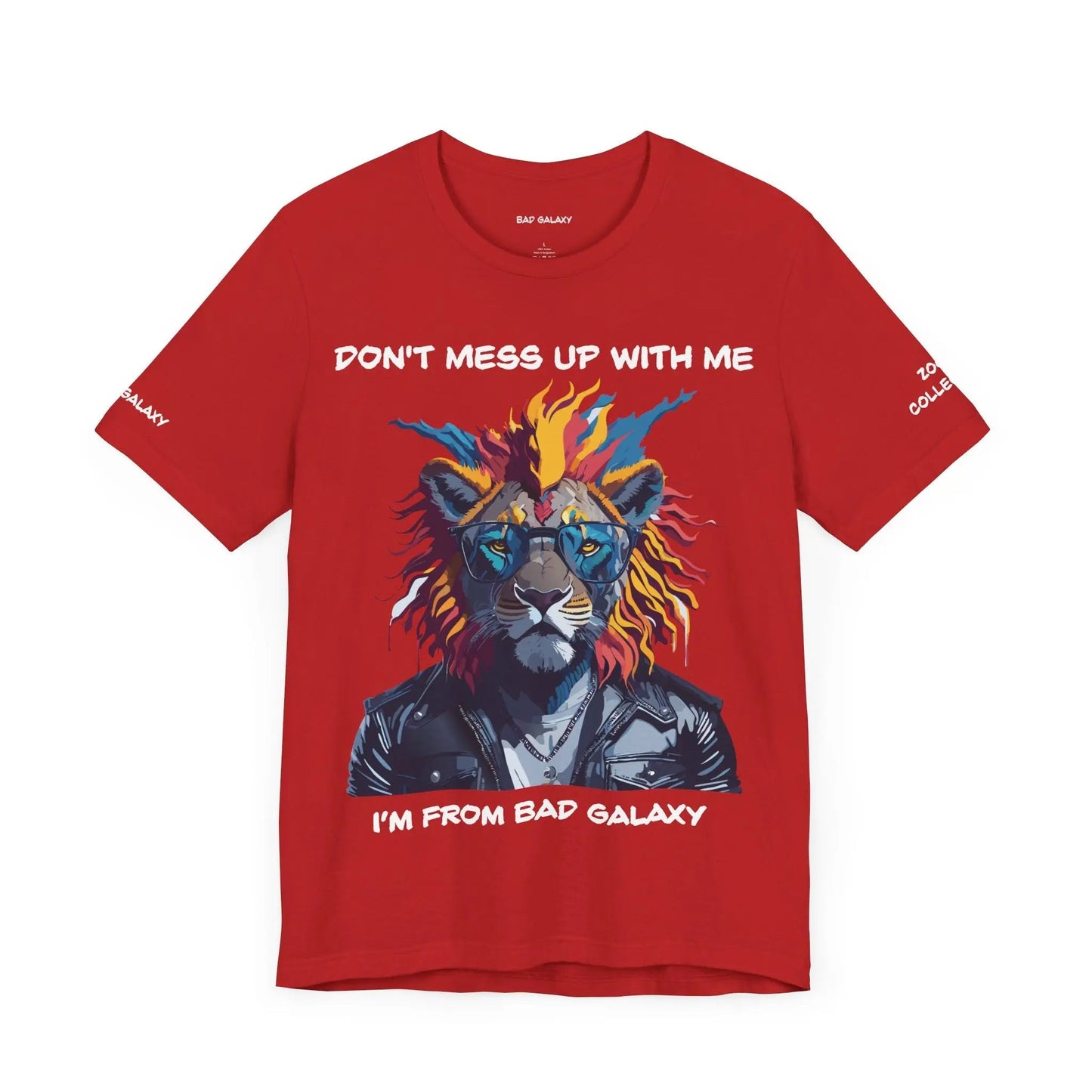 Animal T Shirt From Bad Galaxy Made To Order 100 Percent Cotton Eco Friendly Ink Free Shipping