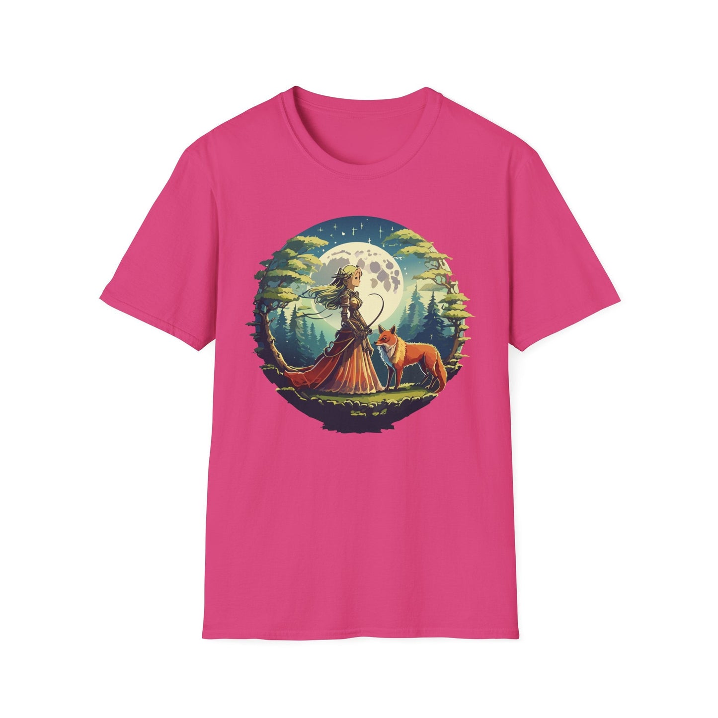 Womens Graphic T Shirt Art Design Tee Softstyle 64000 Gildan Unisex Cotton Comfort Tee