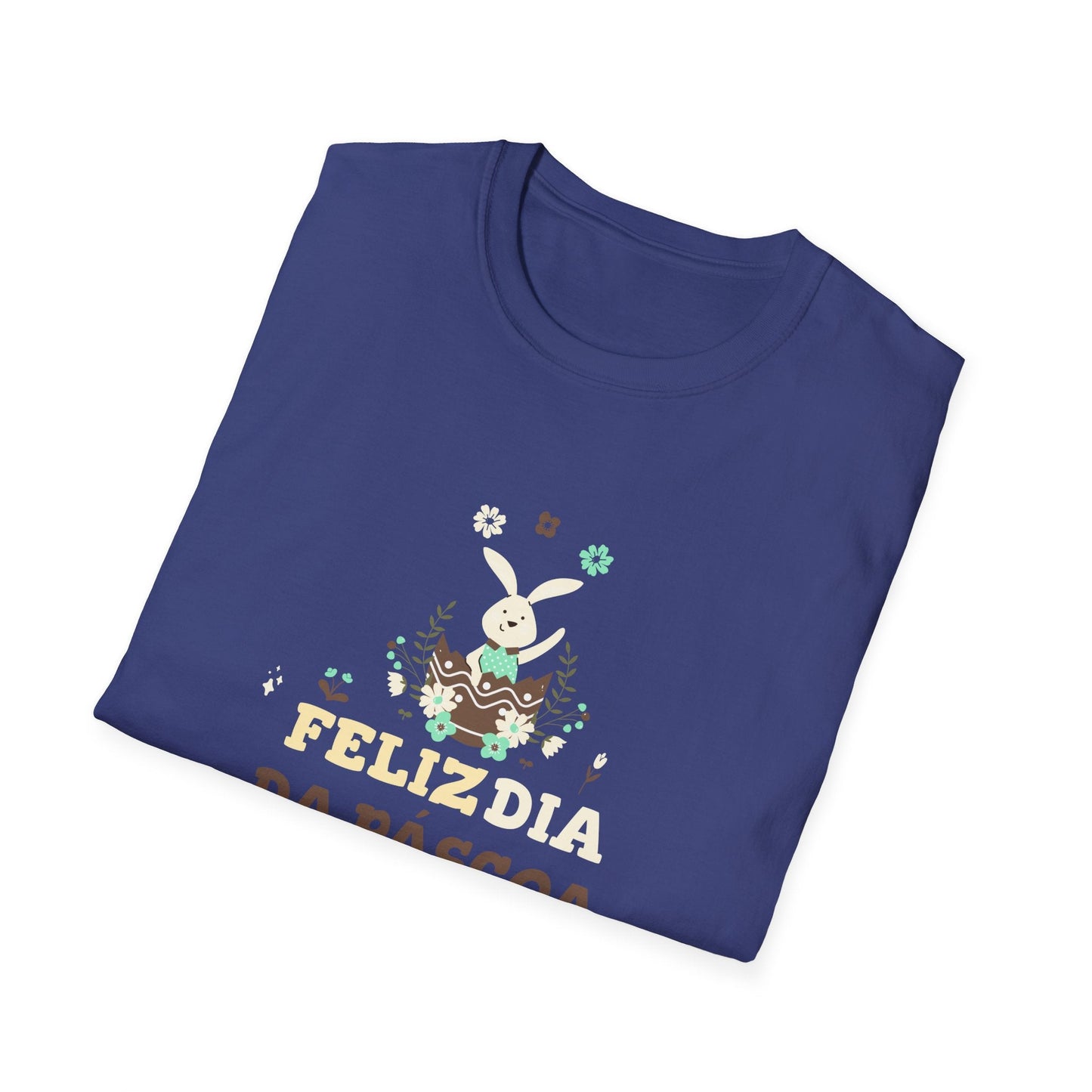 Easter Day T Shirt Unisex Softstyle Tee With Easter Design Print Gildan 64000 Comfort Fit