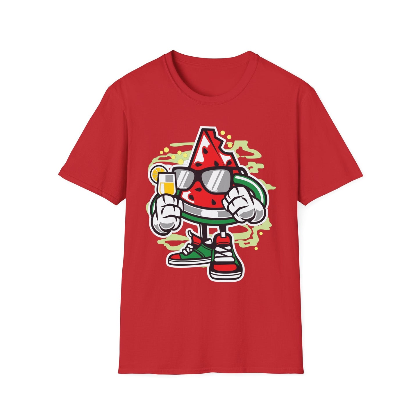 Cartoon T Shirt Animation T Shirt Funny Tee Shirt Unisex Gildan Softstyle 64000 Artwork