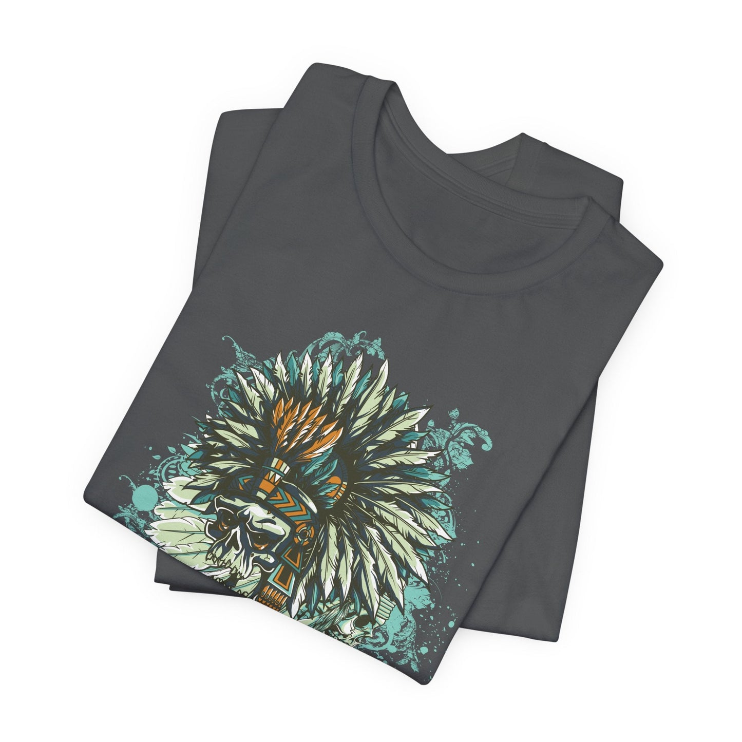 Skull Graphic Design Unisex Cotton Tee Shirt Art-14