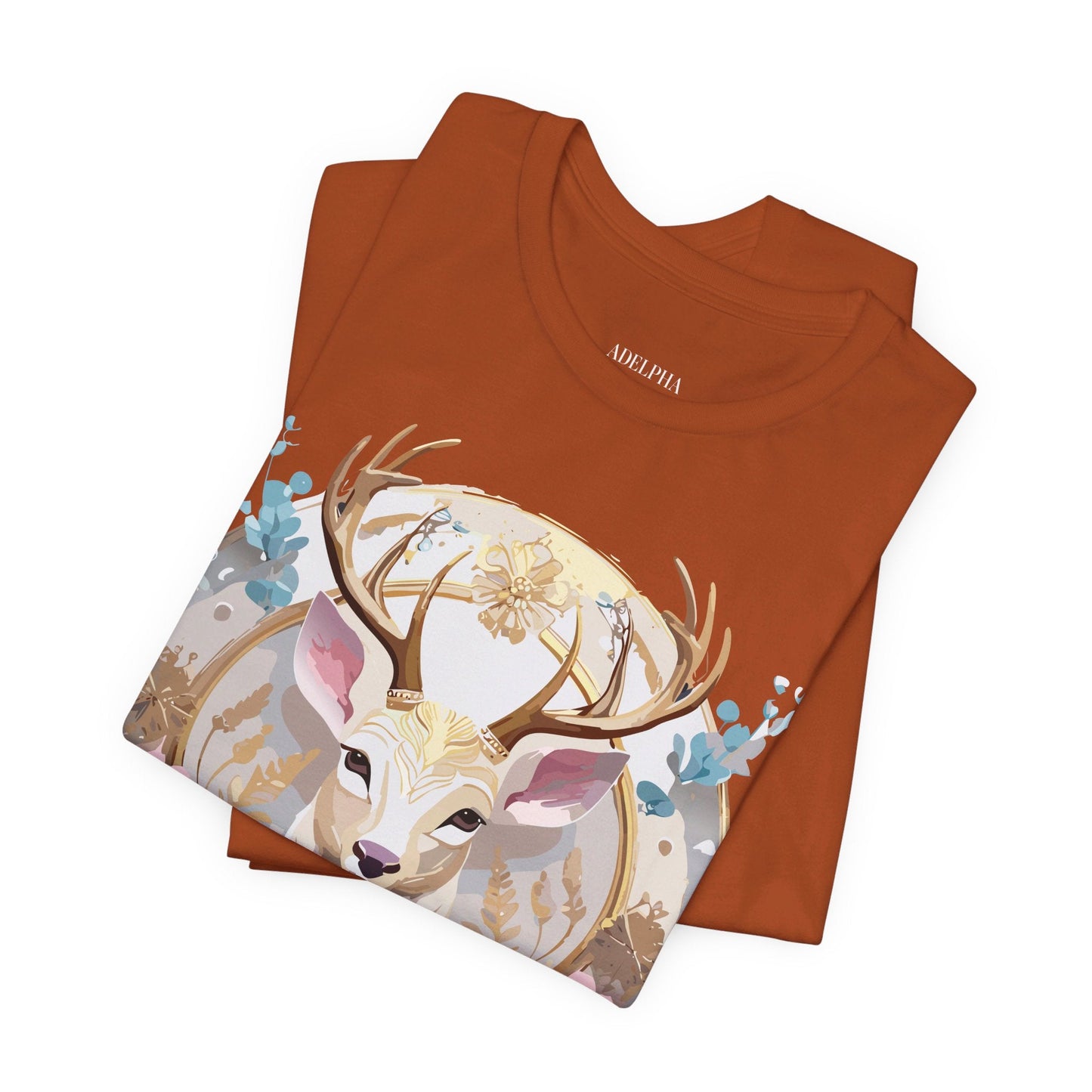 Adelpha Medallion Graphic Tee Unisex Short Sleeve Vintage Inspired Premium Art Design