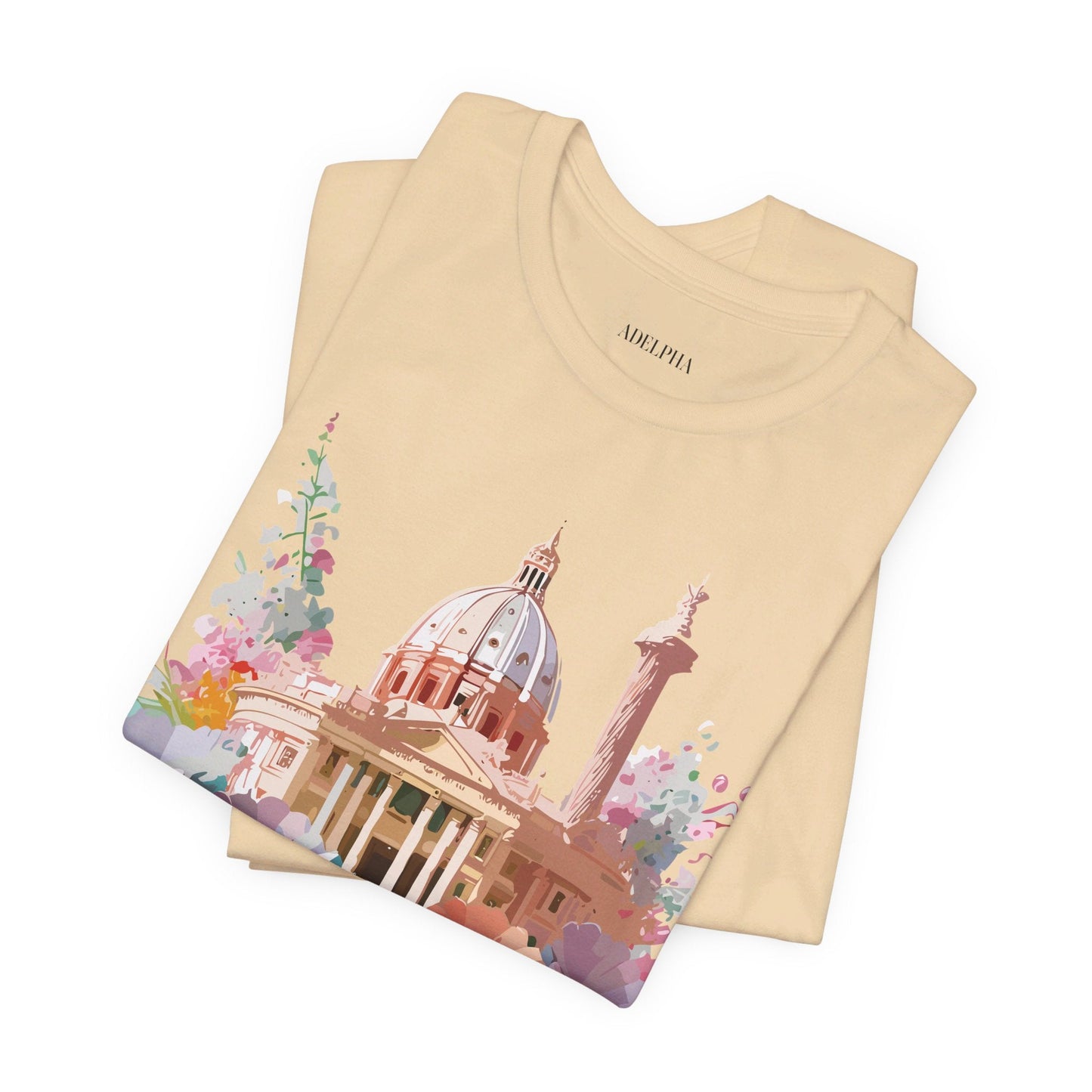 Unisex Rome Graphic Tee Tourist Shirt Adelpha Vintage Artwork Premium Comfort Everyday Wear