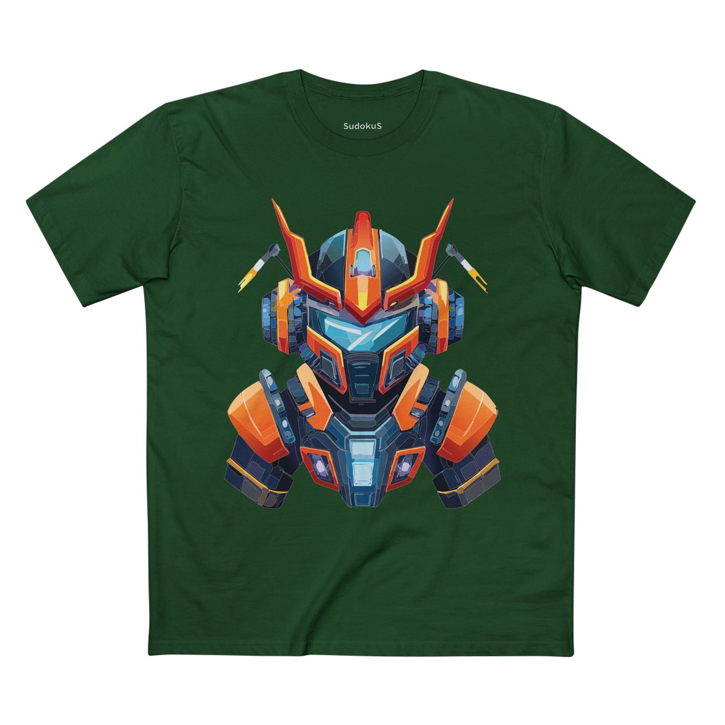 Cyborg Robot Graphic Unisex 100 Cotton Staple Tee 1