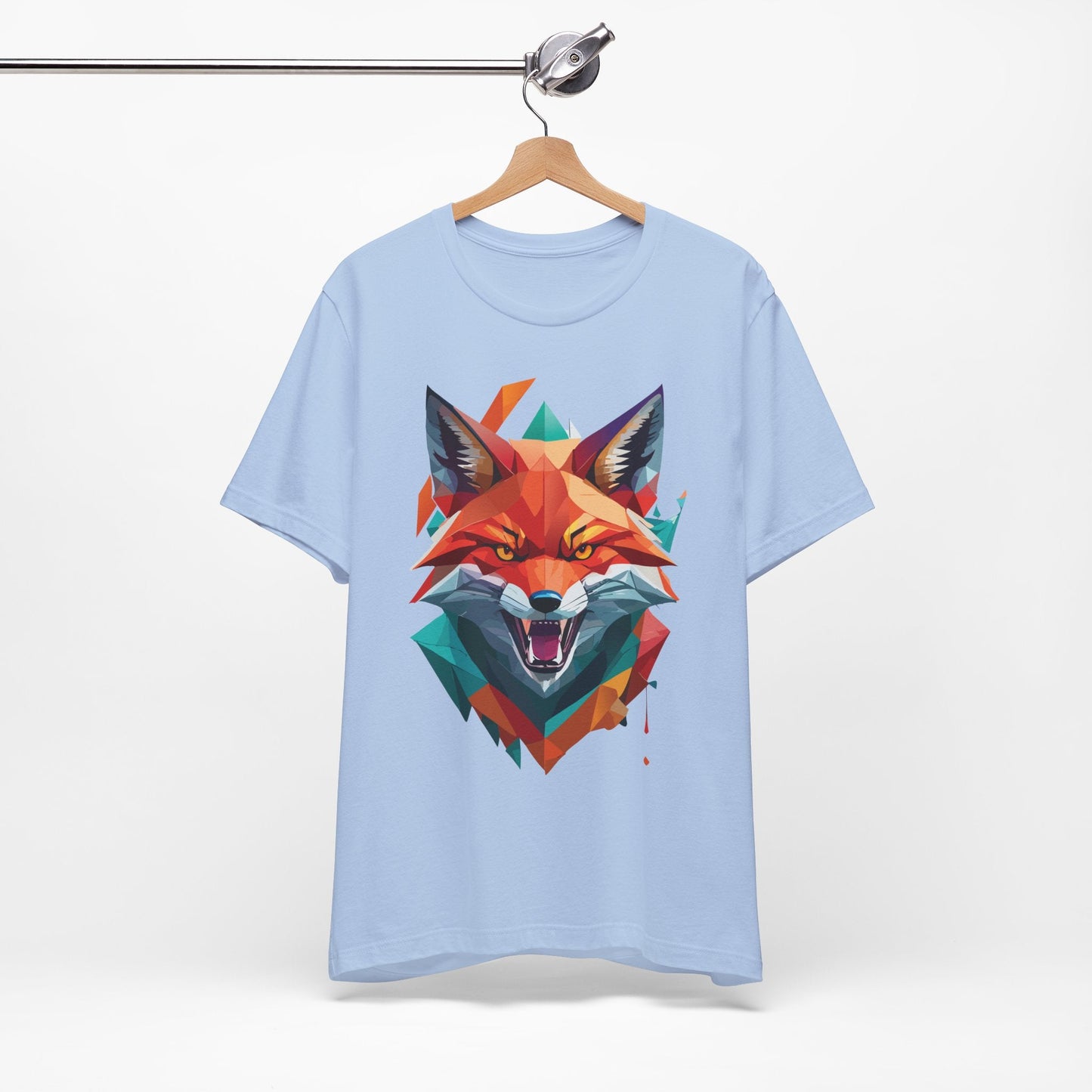 Unisex Animal Print Tee Shirt With Wild Animals Art Design For Men Women Soft Cotton