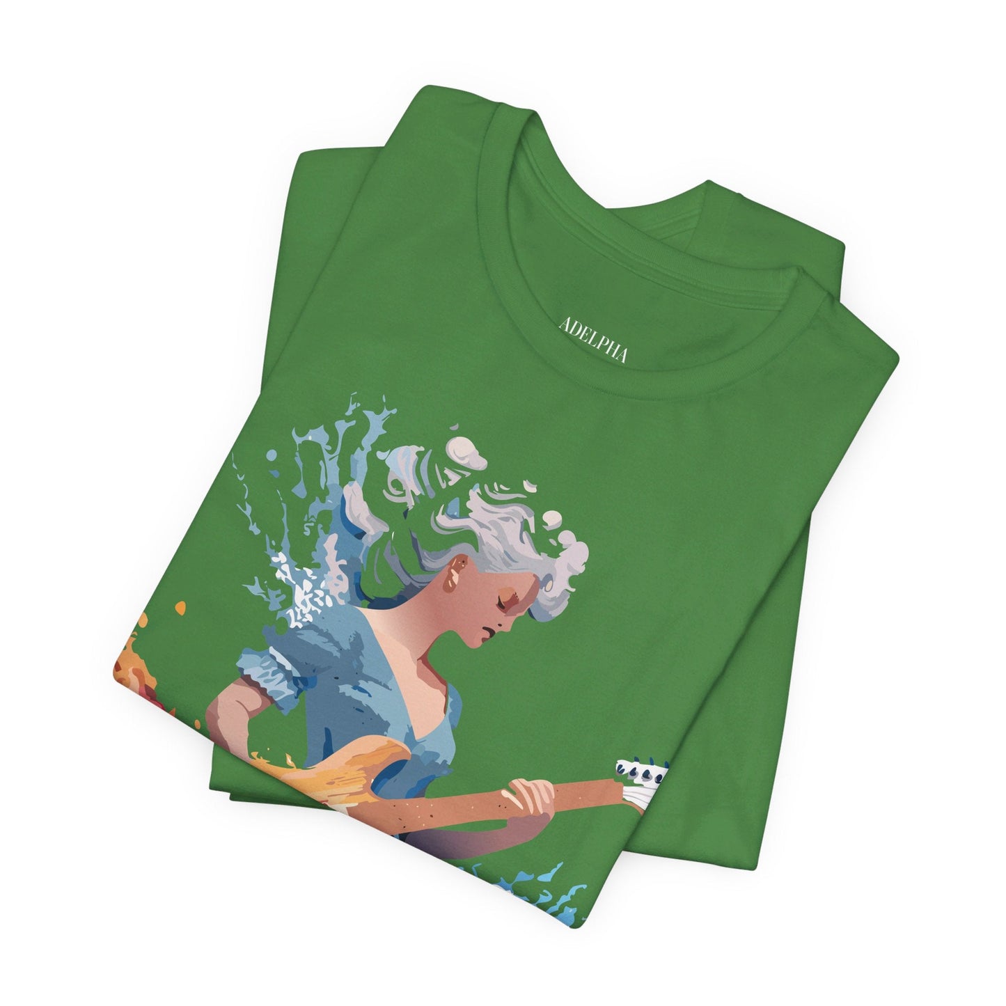 Music Graphic Unisex 100 Cotton Vintage Art with Musical Elements Tee 47