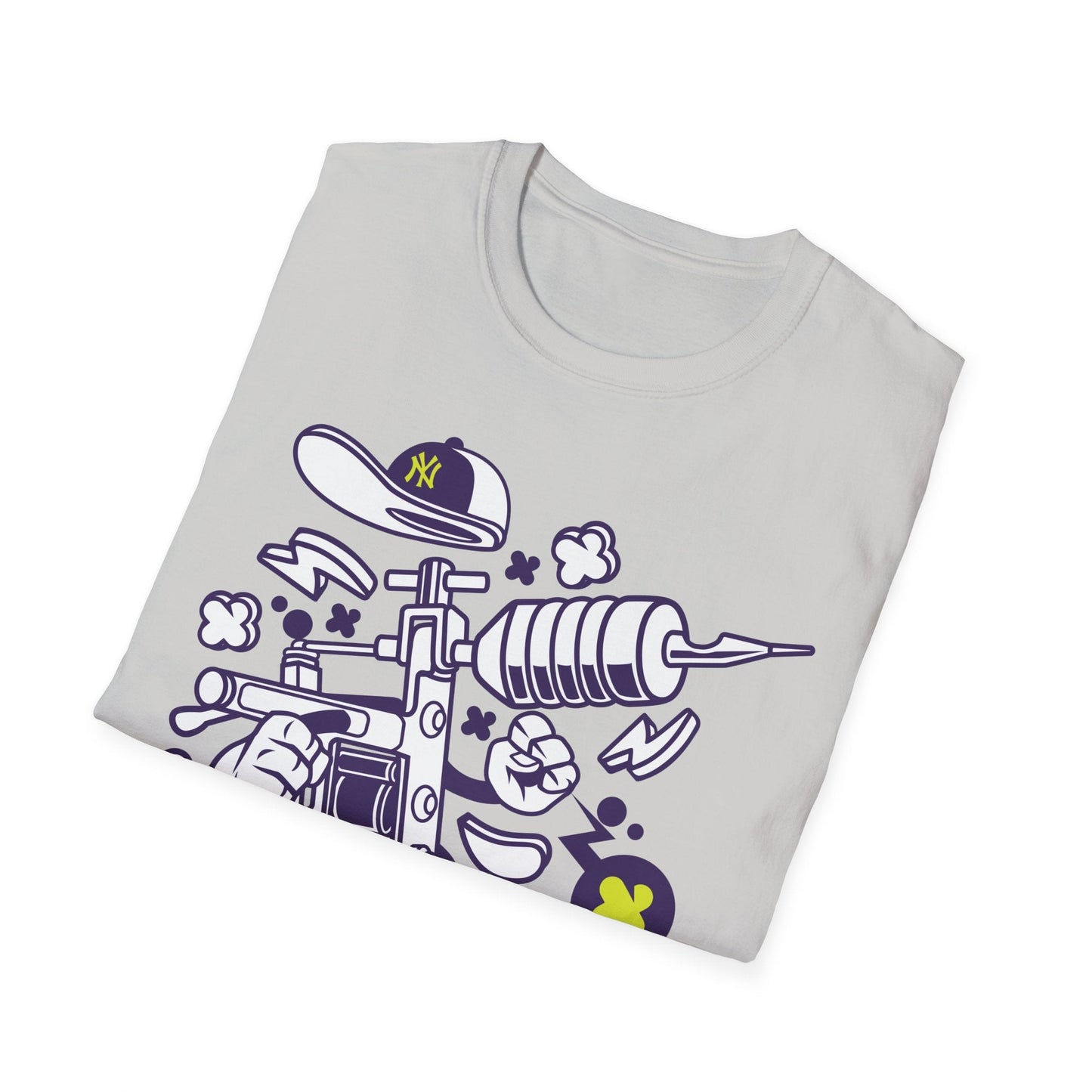 Cartoon Animation T Shirt Funny Tee Shirt Unisex Gildan Softstyle 64000 100 Percent Ring Spun Cotton
