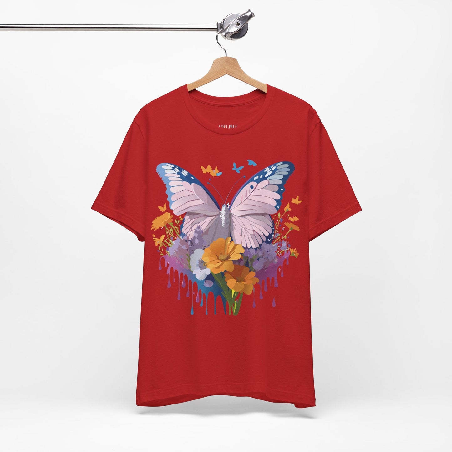 Butterfly Graphic Tee Unisex Jersey Short Sleeve Adelpha Art Design