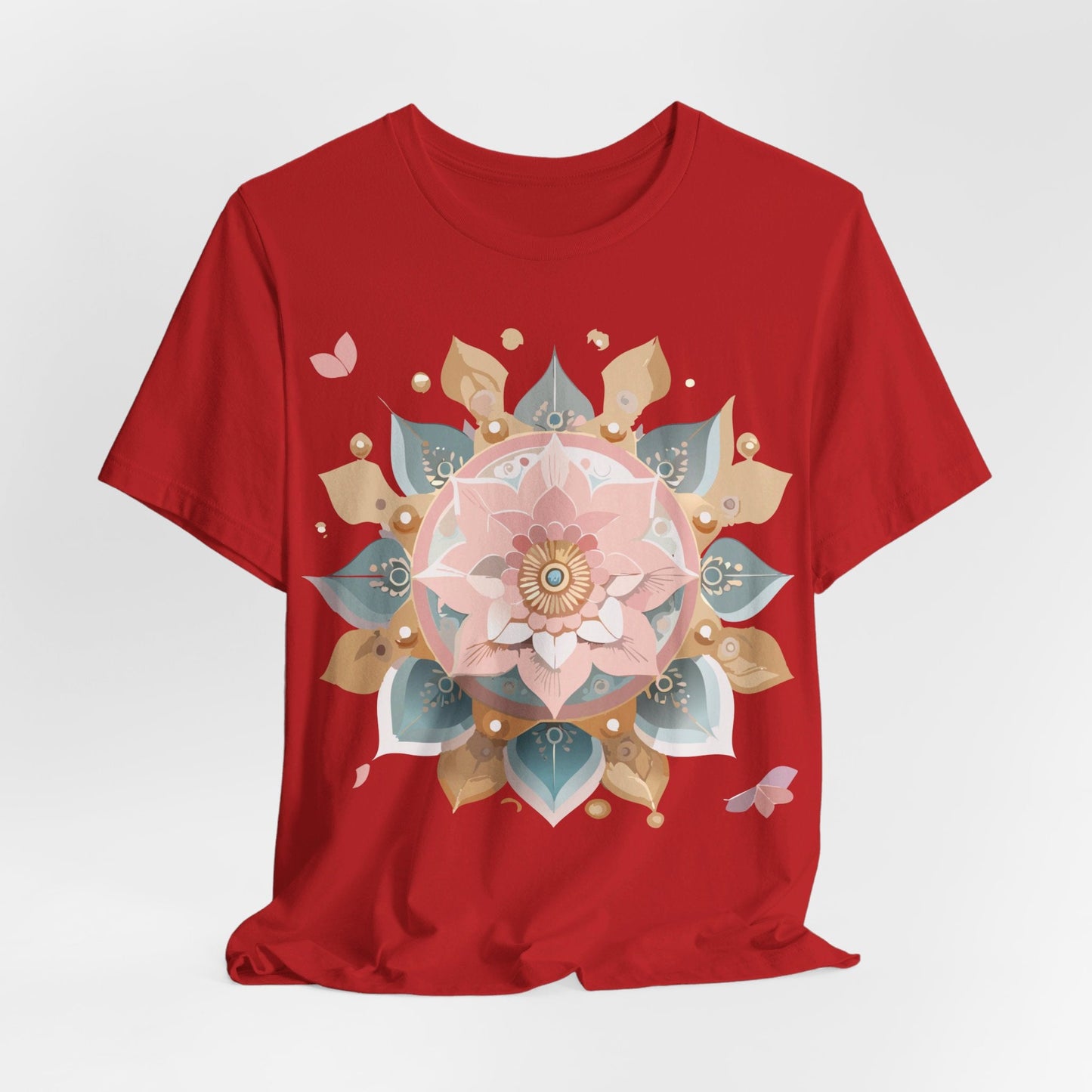Adelpha Mandala Graphic Tee Unisex Vintage Inspired Art Design Shirt Premium Comfort