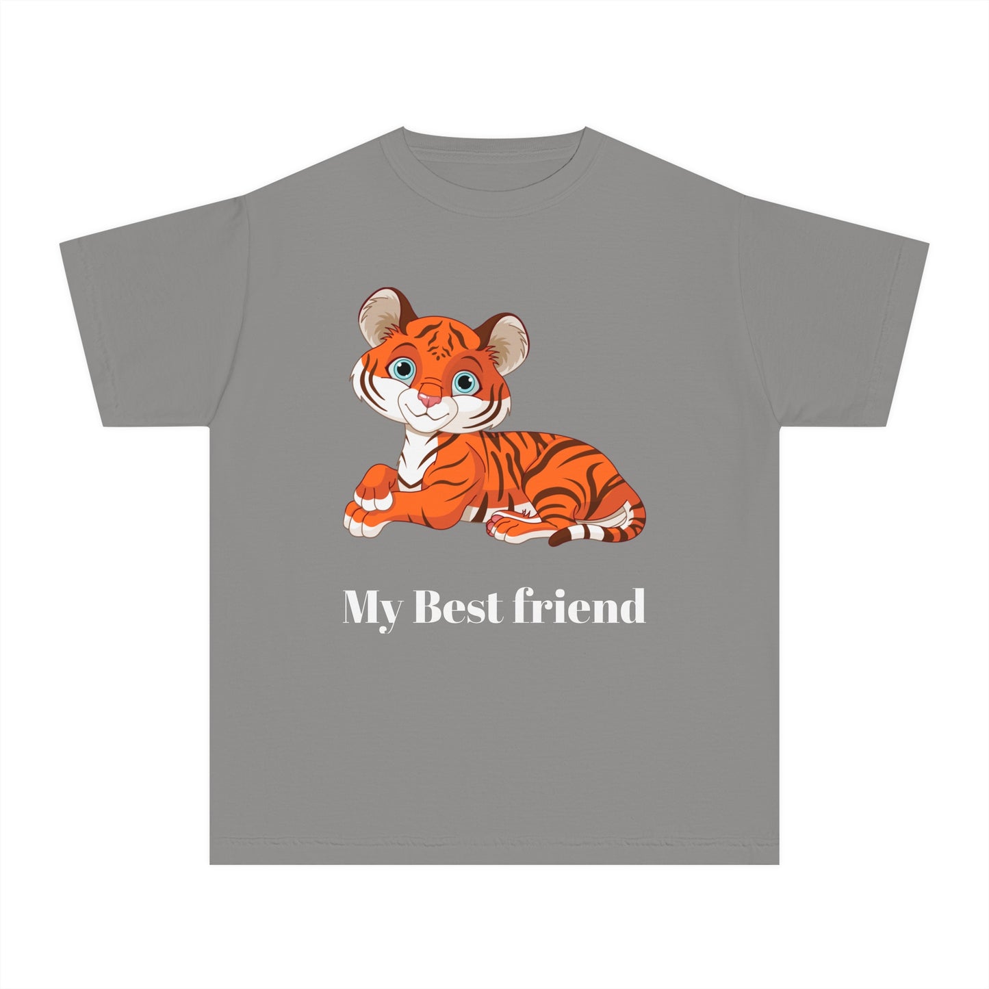 Youth Tee Shirt with Baby Tiger