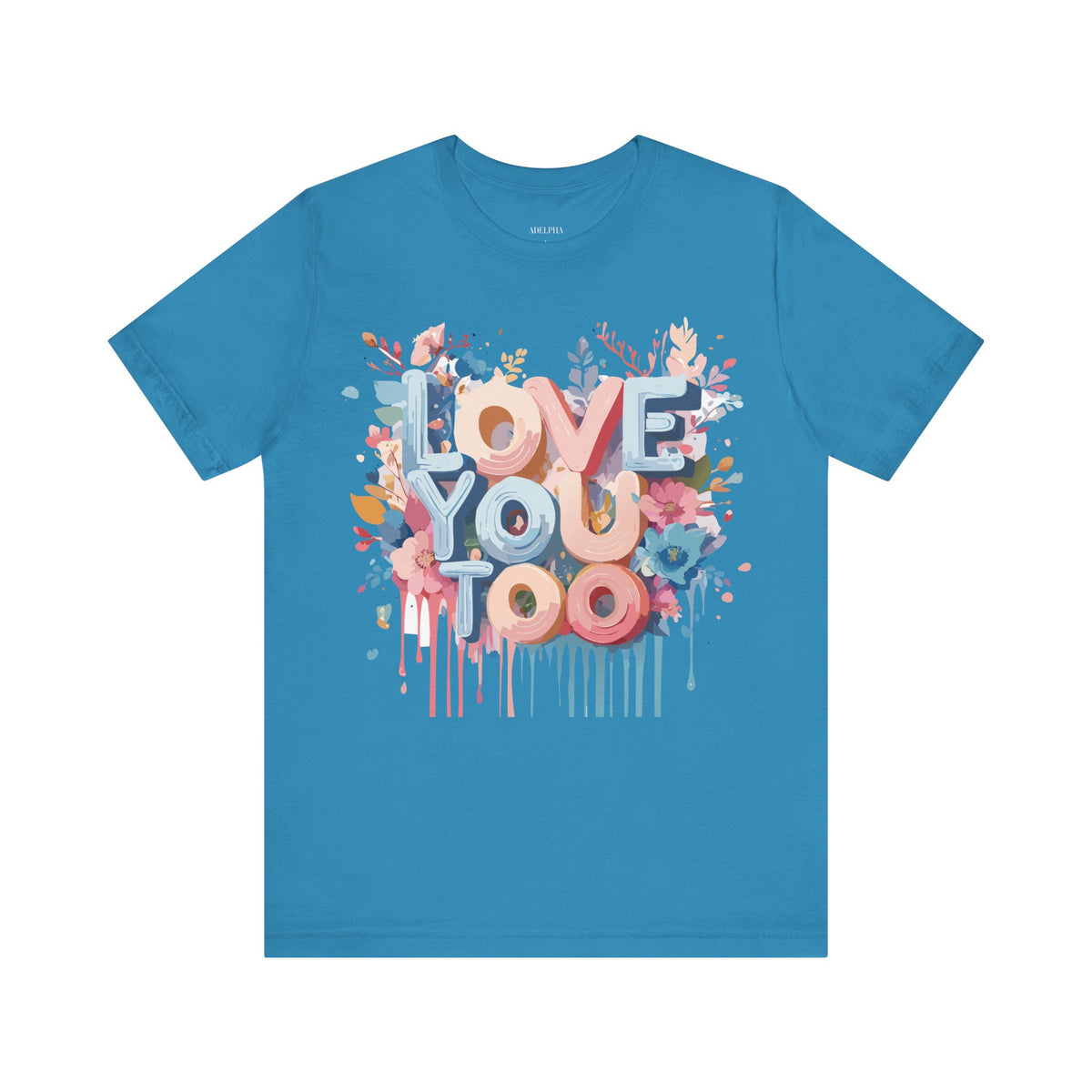 Valentine's Day  Graphic Unisex Cotton Bella+Canvas Tee with Art Design n203