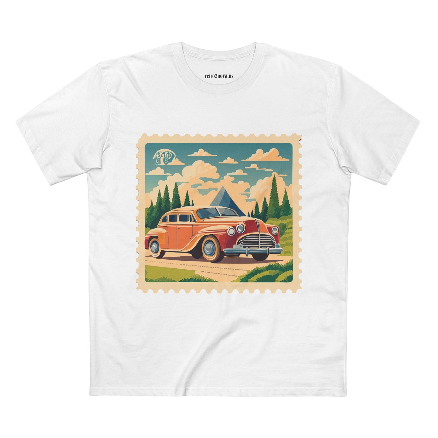 Stamp Shirt Postage Stamp Tee PS-30 Unisex Premium Cotton Original Art Design By Retro2Nova