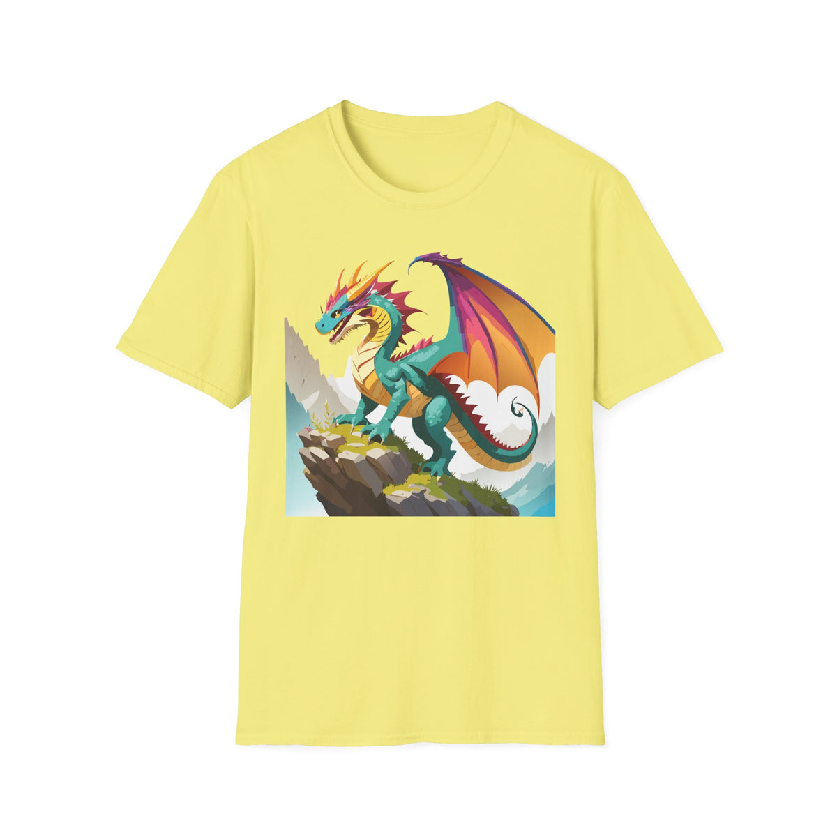Dragon Graphic Tee Gildan Unisex 100 Cotton Tee Shirt with Animals m21
