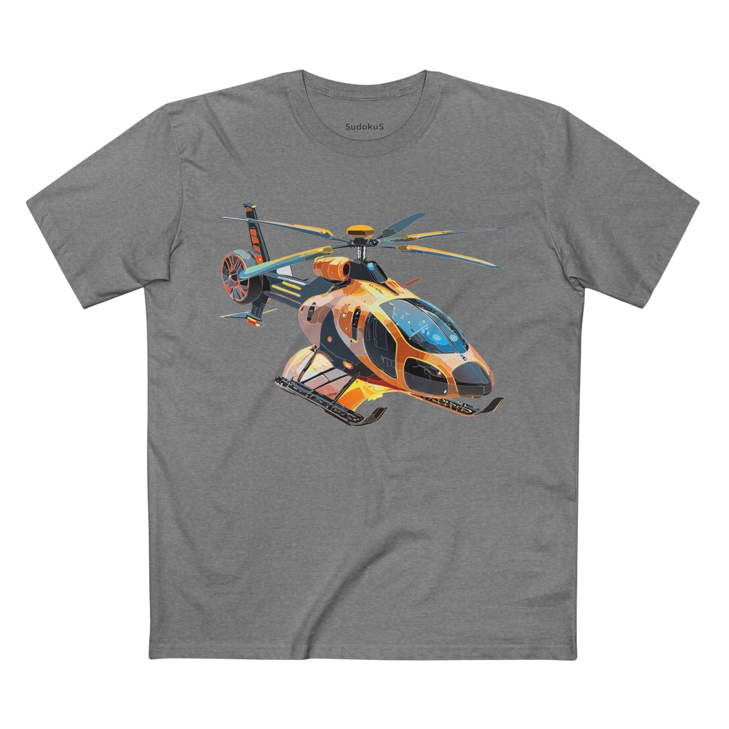 Chopper Graphic Unisex 100 Cotton Staple Tee 6