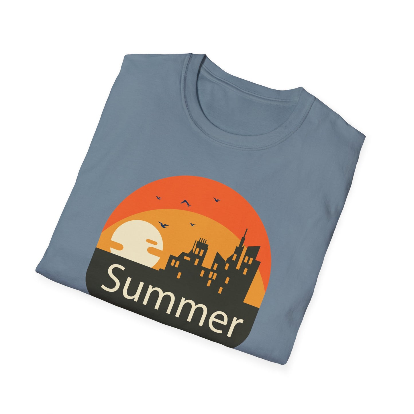Summer T-Shirt, Summer Design Shirts, Art Tee Shirt with Summer Design - 6