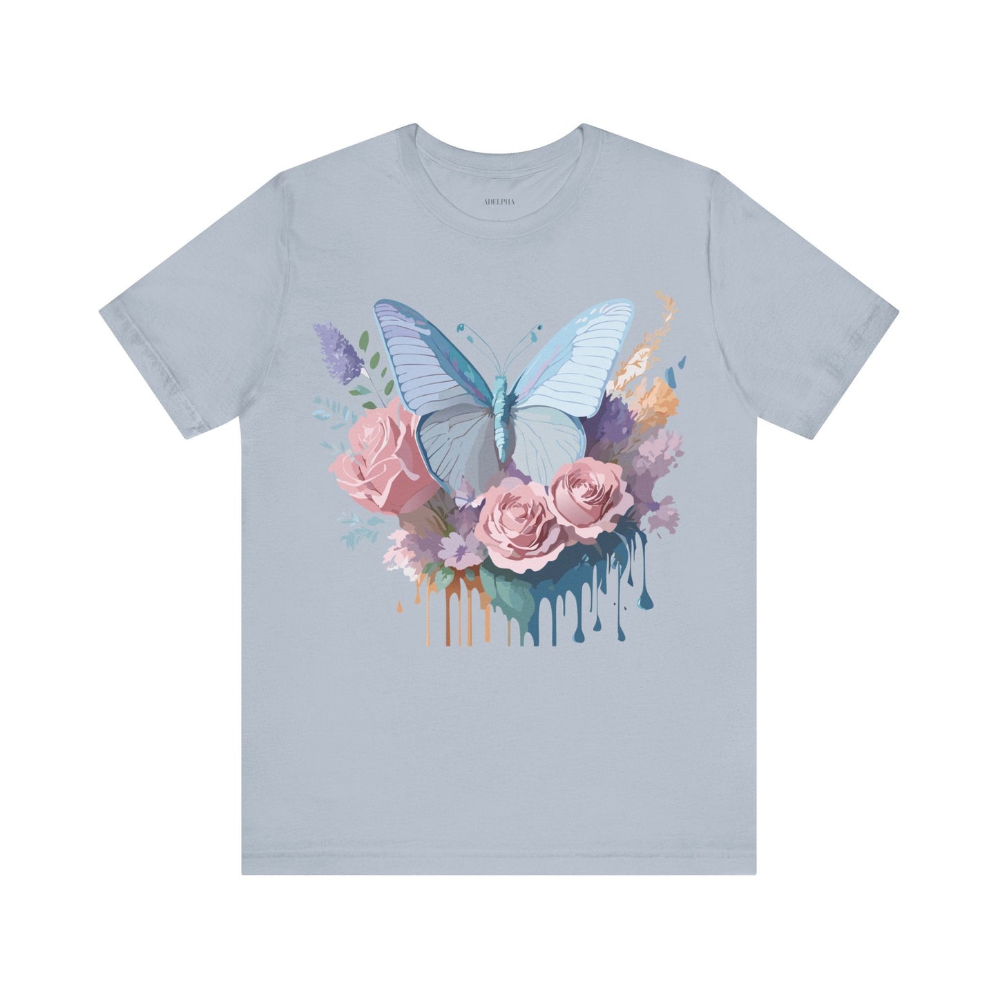 Butterfly Graphic Tee Unisex Jersey Shirt Adelpha Vintage Art Design