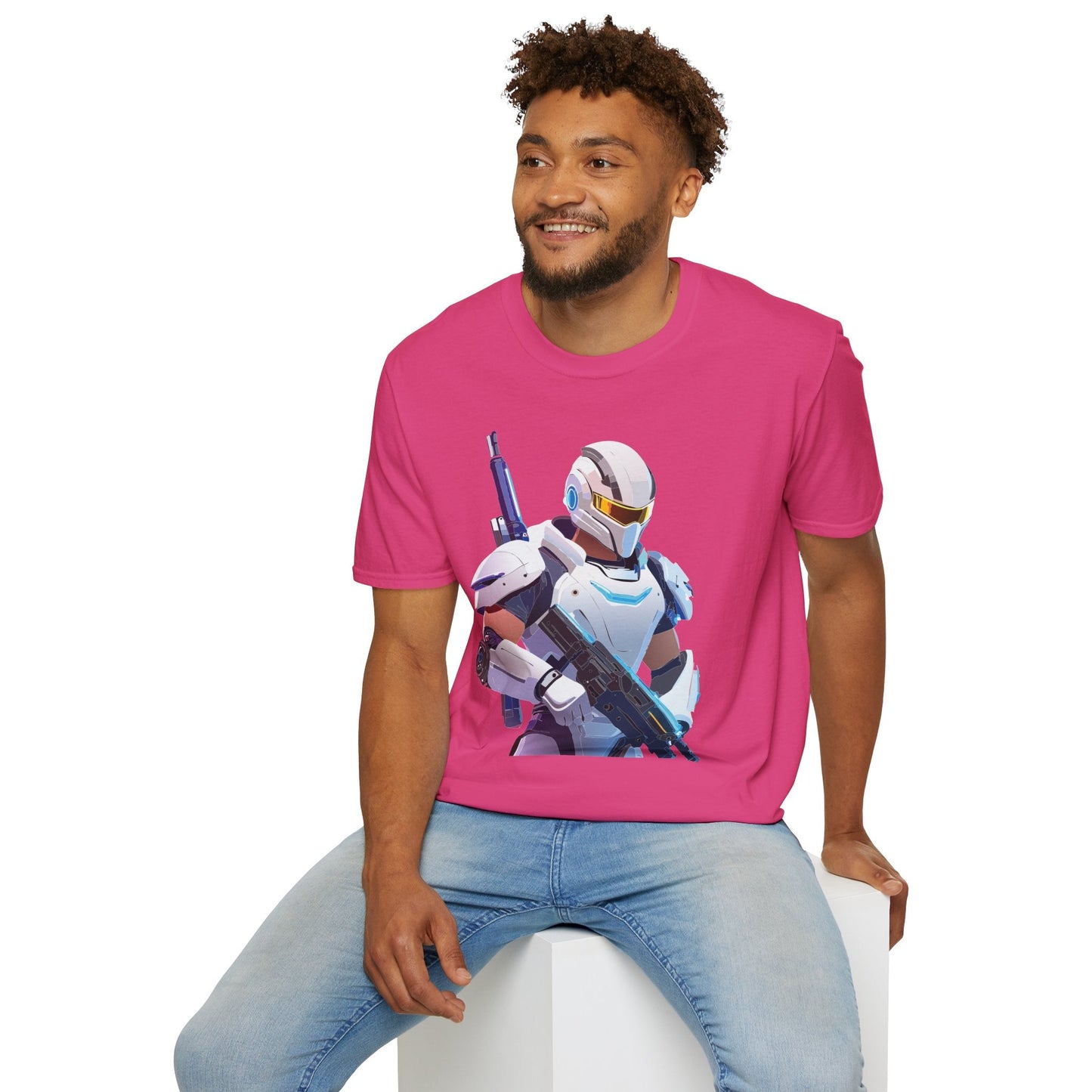 Robocop Graphic Unisex Cotton With Cyber Man Artwork Tee 10