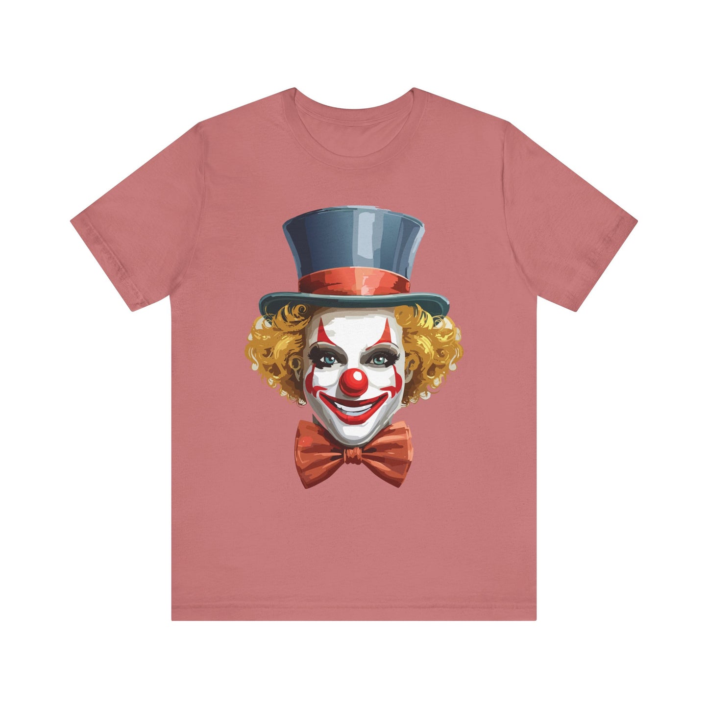 Clown Shirt, Funny Shirt, T-Shirt with Clown, Funny Art Design Tee, Circus Tees, Circus T-Shirt, Unisex Humor Wear 11