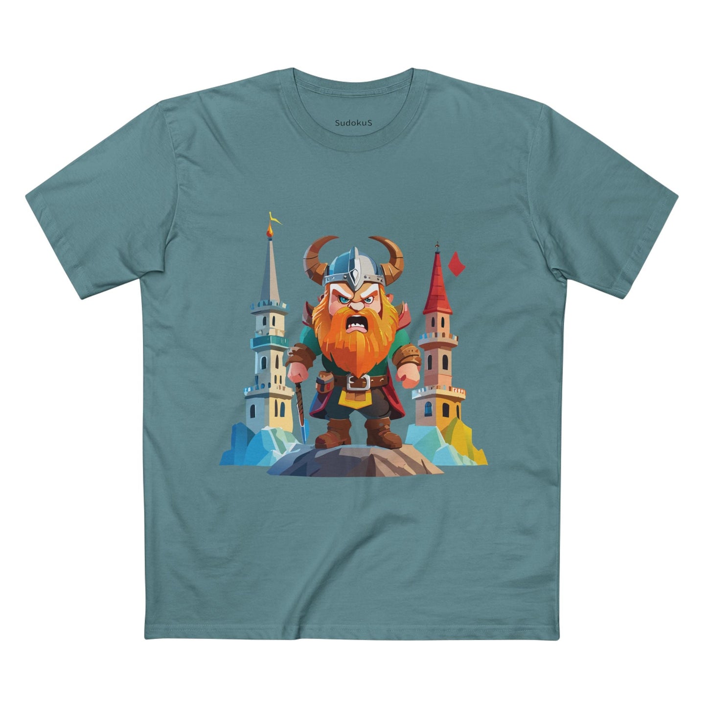 Viking Graphic Unisex 100 Cotton Staple Tee 10