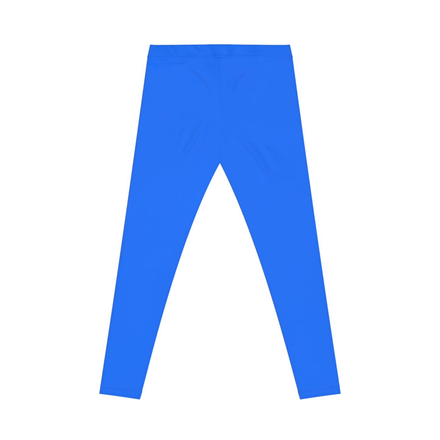 Digital Blue Color Women's Poly-Span Casual Leggings XS-2XL