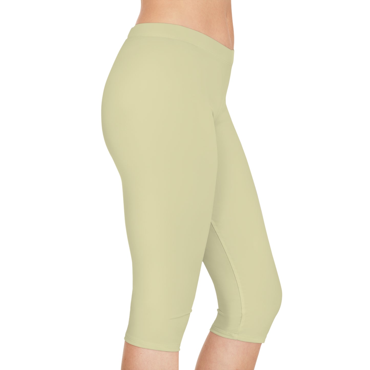 黃色七分緊身褲，黃色七分緊身褲