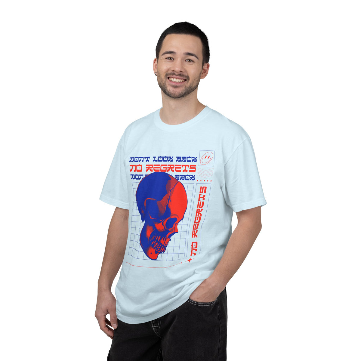 T-Shirt with Skull, Graphic T-Shirts, Art Design Tee Shirt, Skull T-Shirt - 11